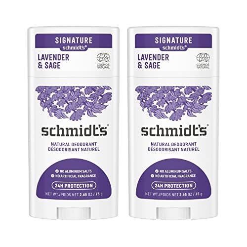 Schmidt’s Aluminum Free Natural Deodorant Lavender & Sage 2.65oz 2-pk