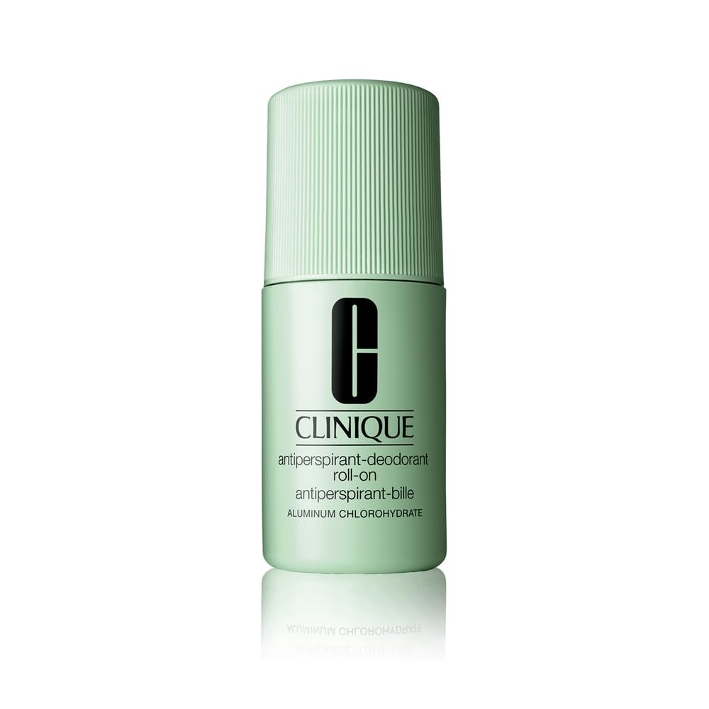 Clinique Antiperspirant-Deodorant Roll-On For All Skin Types | All-Day Underarm Protection, Non-Staining + Non-Sticky