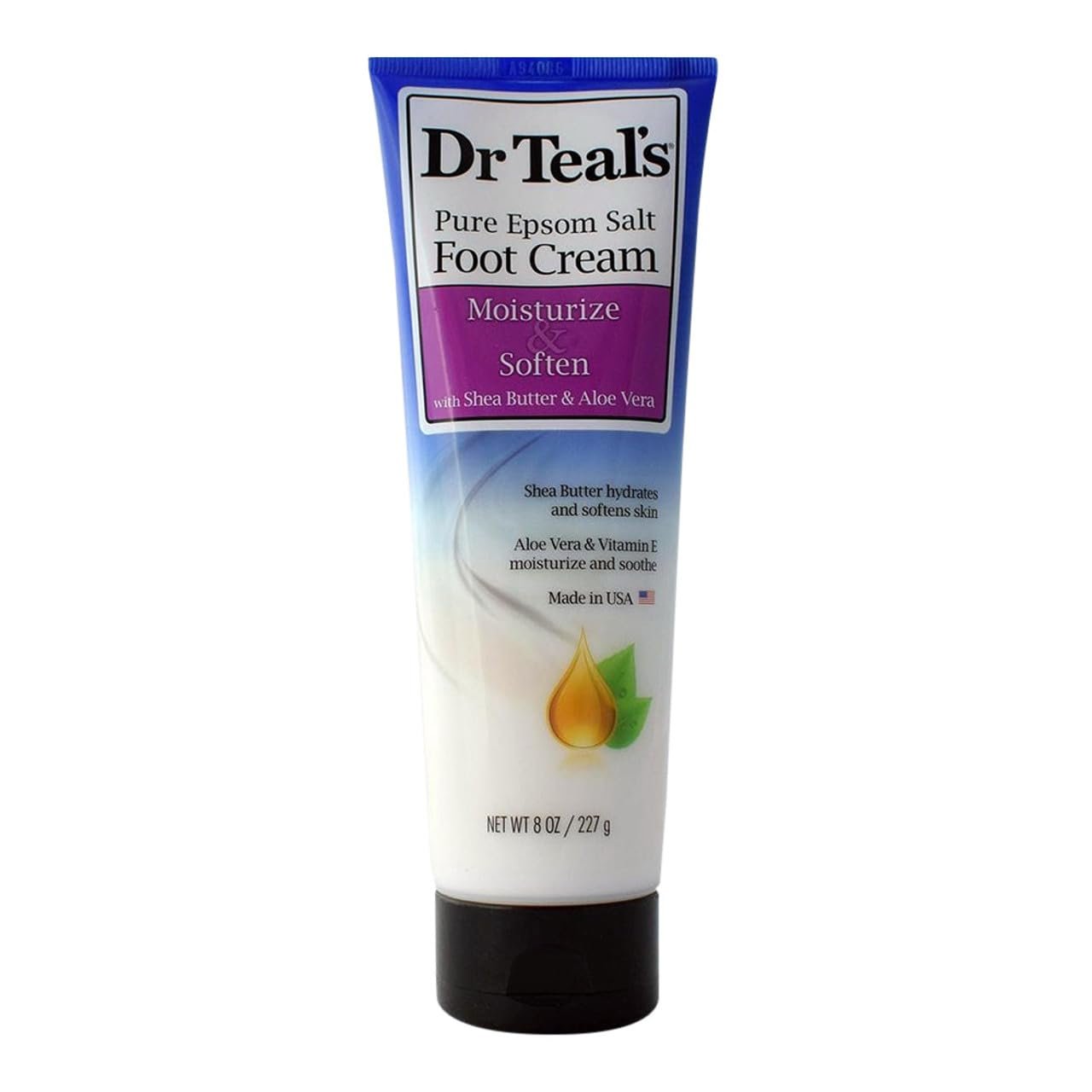 Dr Teal’s Pure Epsom Salt Foot Cream Pure Epsom Salt Foot Cream with Shea Butter & Aloe Vera & Vitamin E By Dr Teal’s Perfume for Women 8 oz
