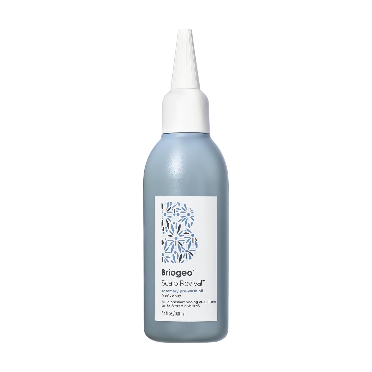 Briogeo Scalp Revival Rosemary Pre-Wash Oil | Moisturizing Scalp Treatment for Dry, Flaky, or Itchy Scalp | Strengthens Hair & Soothes Scalp | Vegan & Cruelty-Free