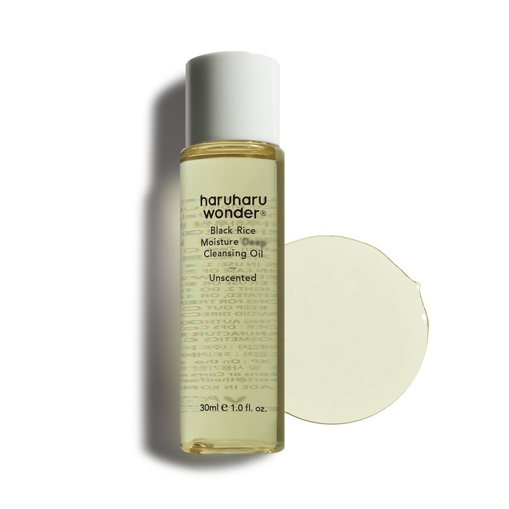 HARUHARU wonder Black Rice Moisture Cleansing Oil, 1.0 fl.oz
