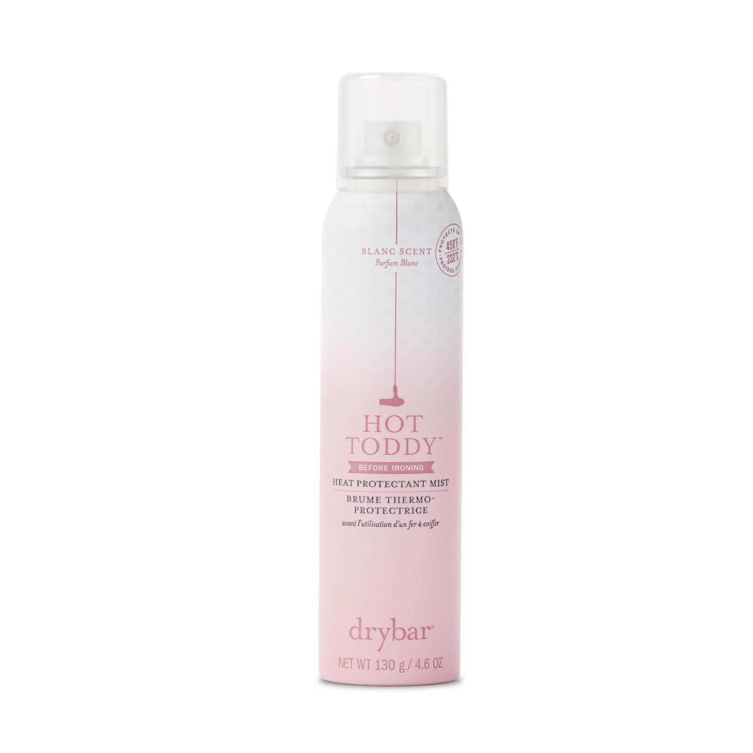 Drybar Hot Toddy Heat Protectant Mist for Hair, Blanc Scent, 4.6 oz