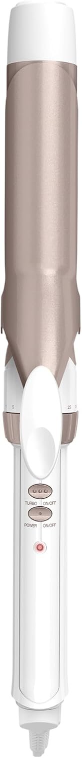 Conair Curling Iron, Double Ceramic, 1 1/4-in. Width, White/Rose Gold