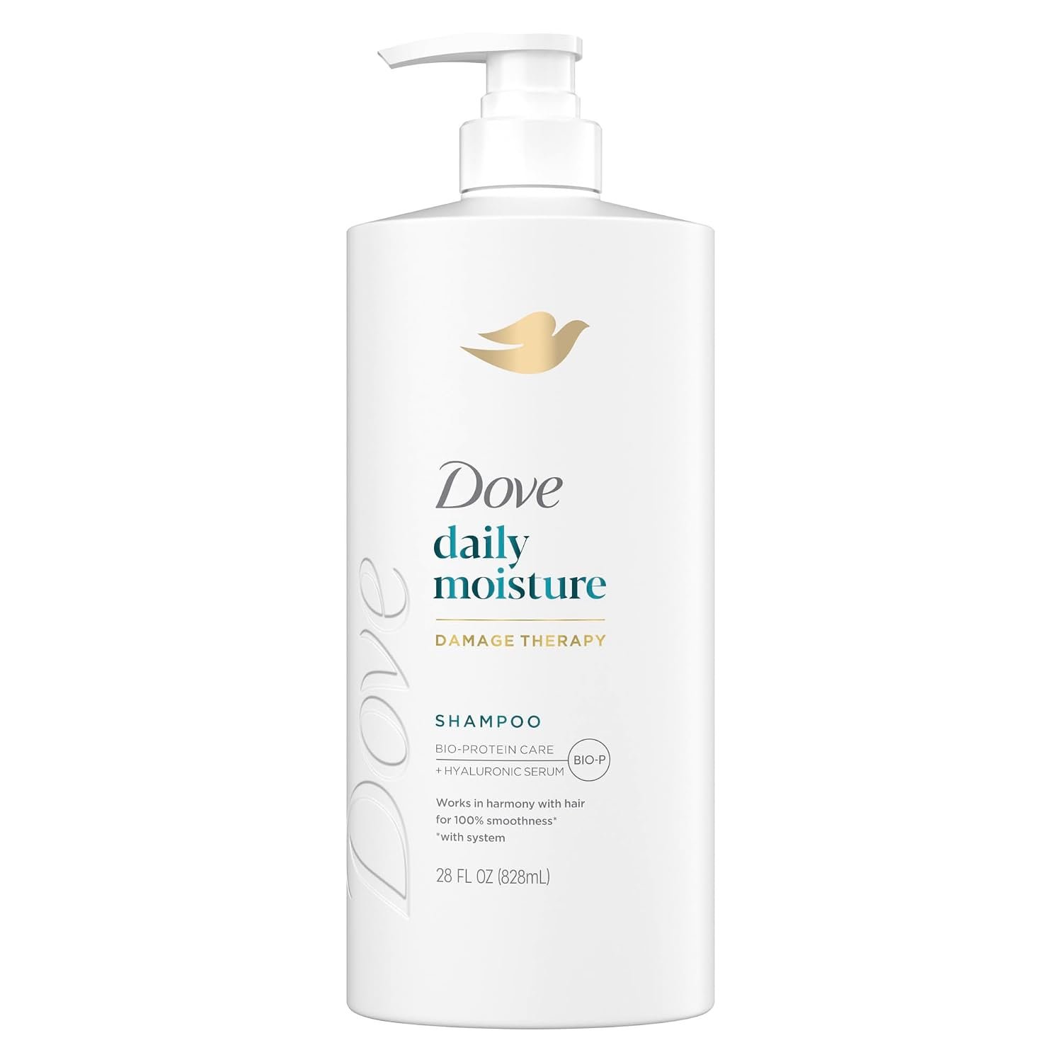 Dove Daily Moisture Shampoo with Bio-Protein Hair Care Technology, 28 Fl Oz