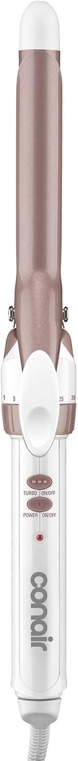 Conair Curling Iron, Double Ceramic, 3/4-in. Width, White/Rose Gold