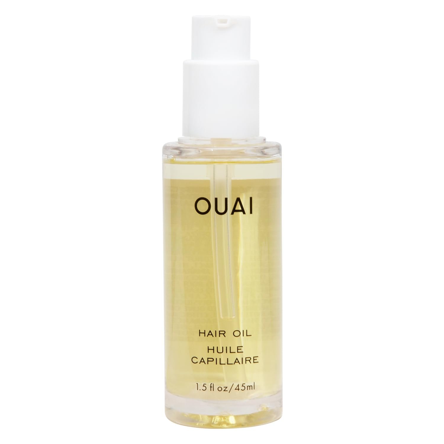 OUAI Hair Oil, Lightweight Heat Protectant, Hair Frizz Control, 1.5 Fl Oz