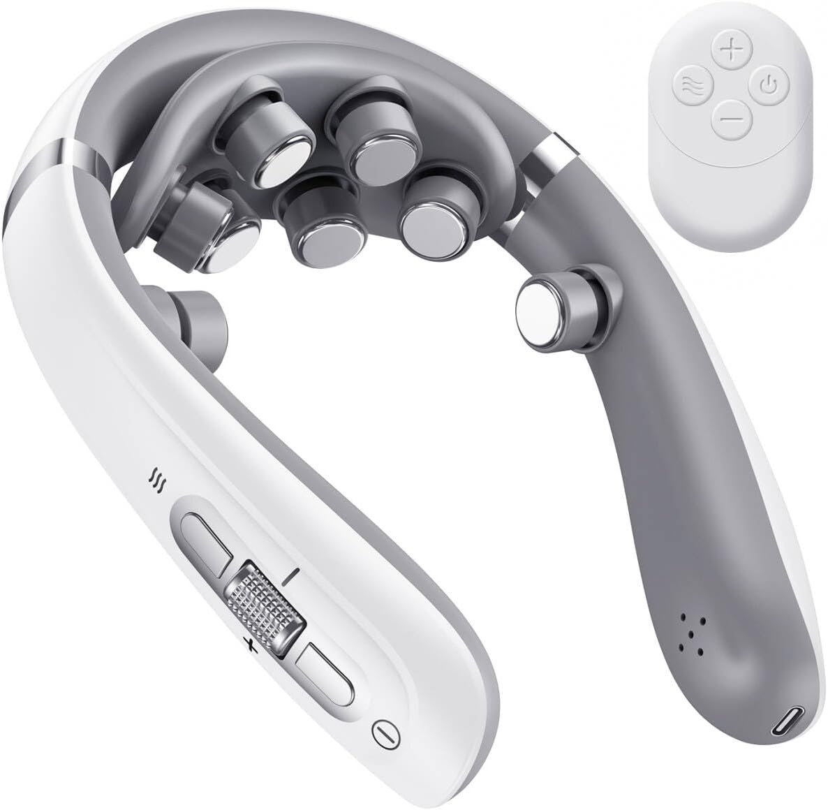 Zenopax Neck Massager for Pain Relief Deep Tissue(White)