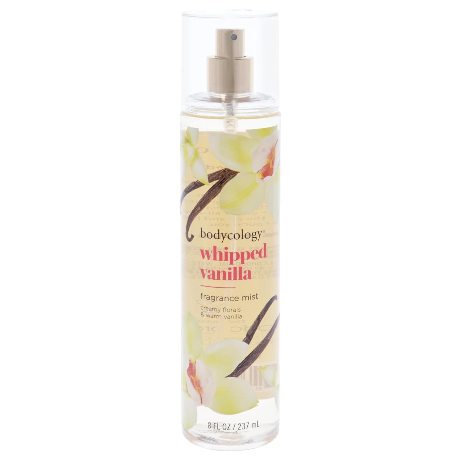 Bodycology Long-Lasting Fragrance Body Mist, Whipped Vanilla, 8 fl oz