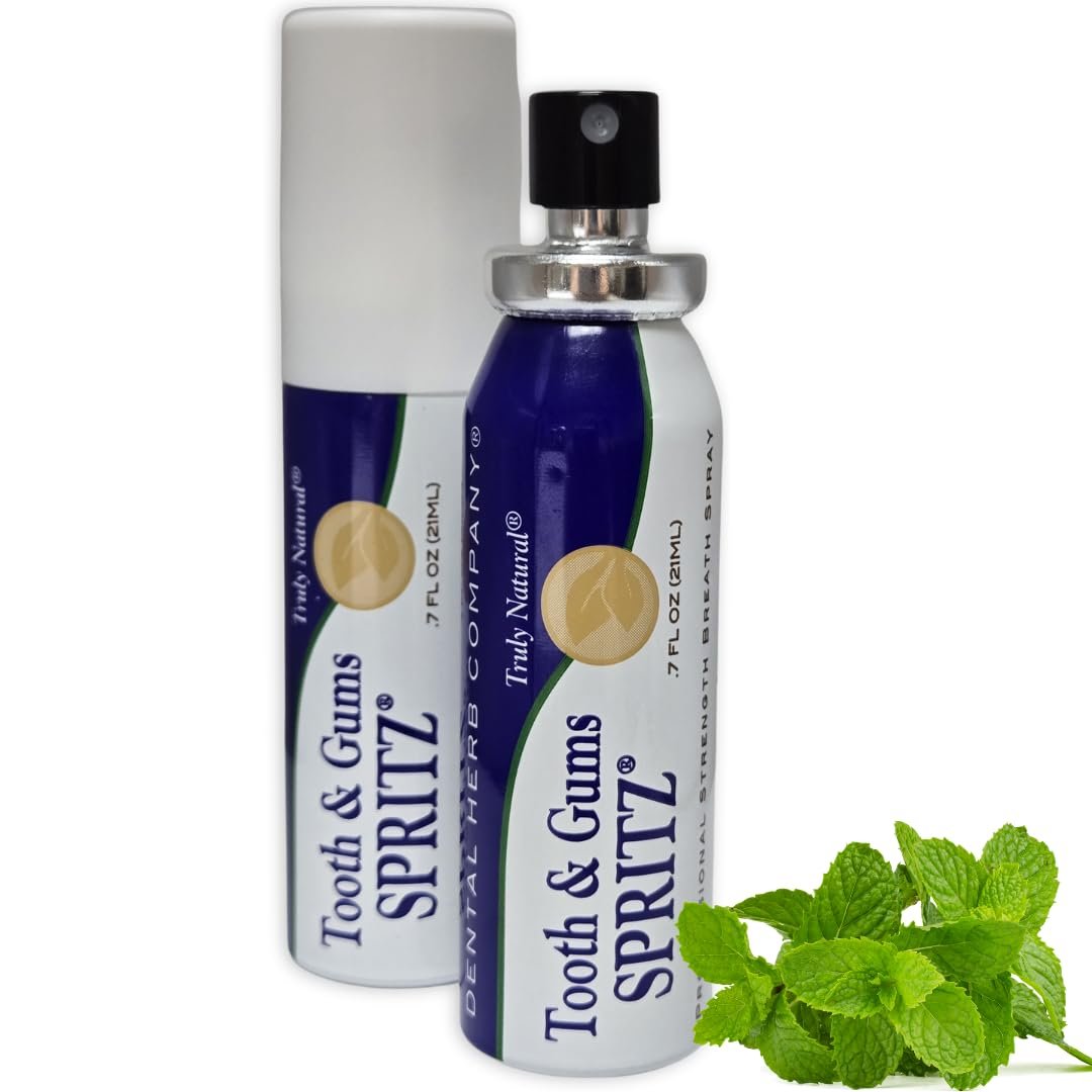 Dental Herb Company Tooth and Gums Spritz Natural Breath Spray, 0.7 fl oz