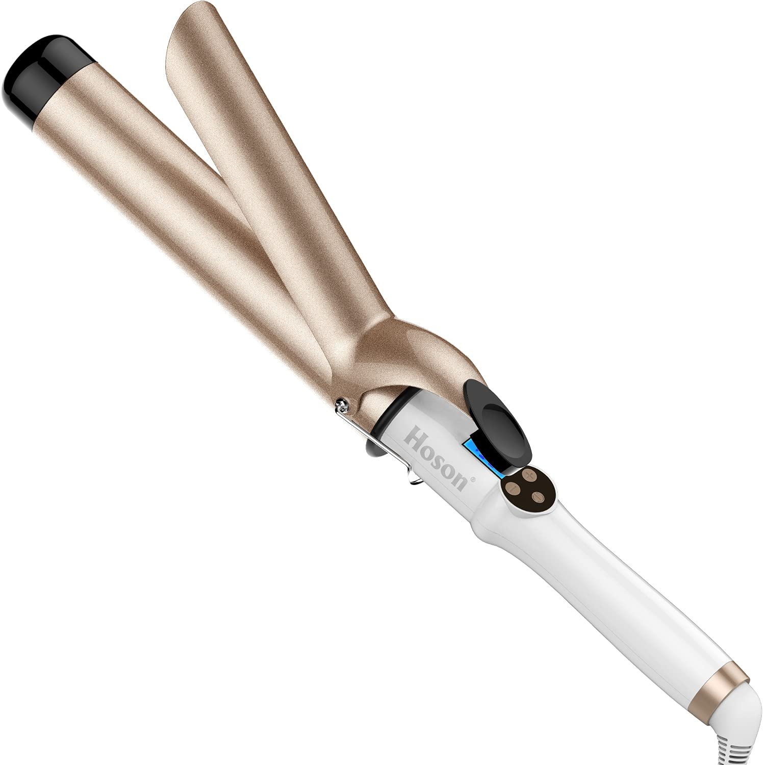 Hoson 1 1/2 Inch Curling Iron Large Barrel 1.5 Inch Ceramic Long Barrel
