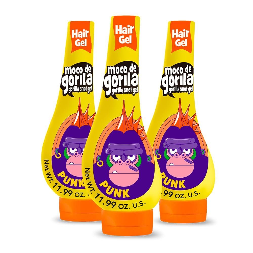Moco de Gorila Punk Hair Styling Gel, 11.99 Oz, Pack of 3