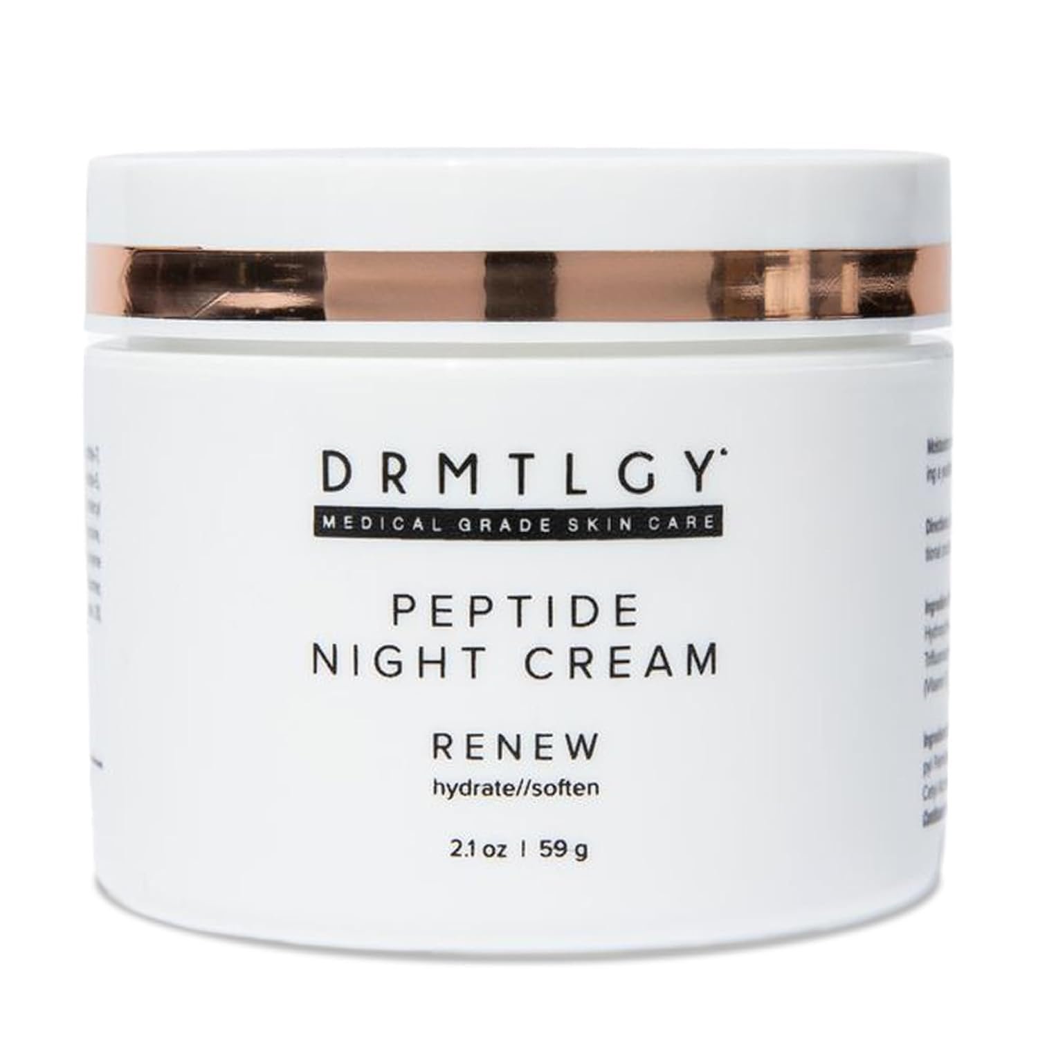 DRMTLGY Peptide Night Cream | Hydrating Firming Moisturizer