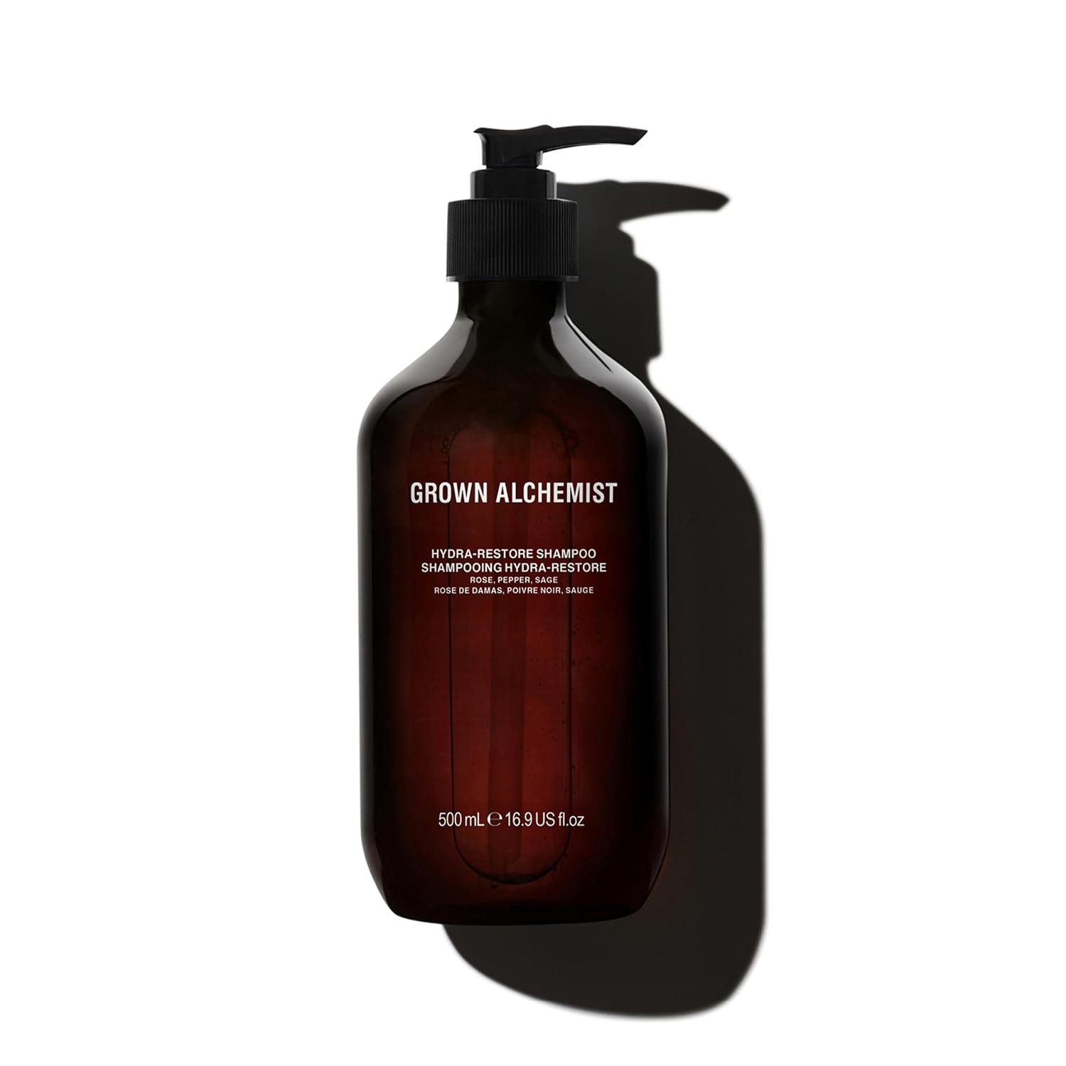 Grown Alchemist Hydra-Restore Shampoo | Sulfate-Free, Rose & Sage, 300 ml