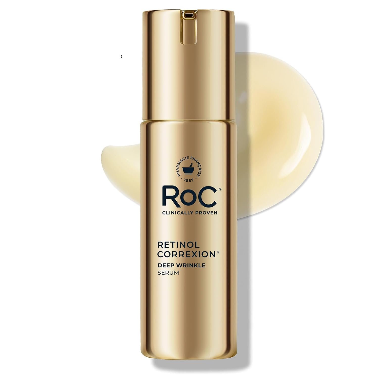 RoC Retinol Correxion Deep Wrinkle Retinol Face Serum, Ascorbic Acid, 1 0z