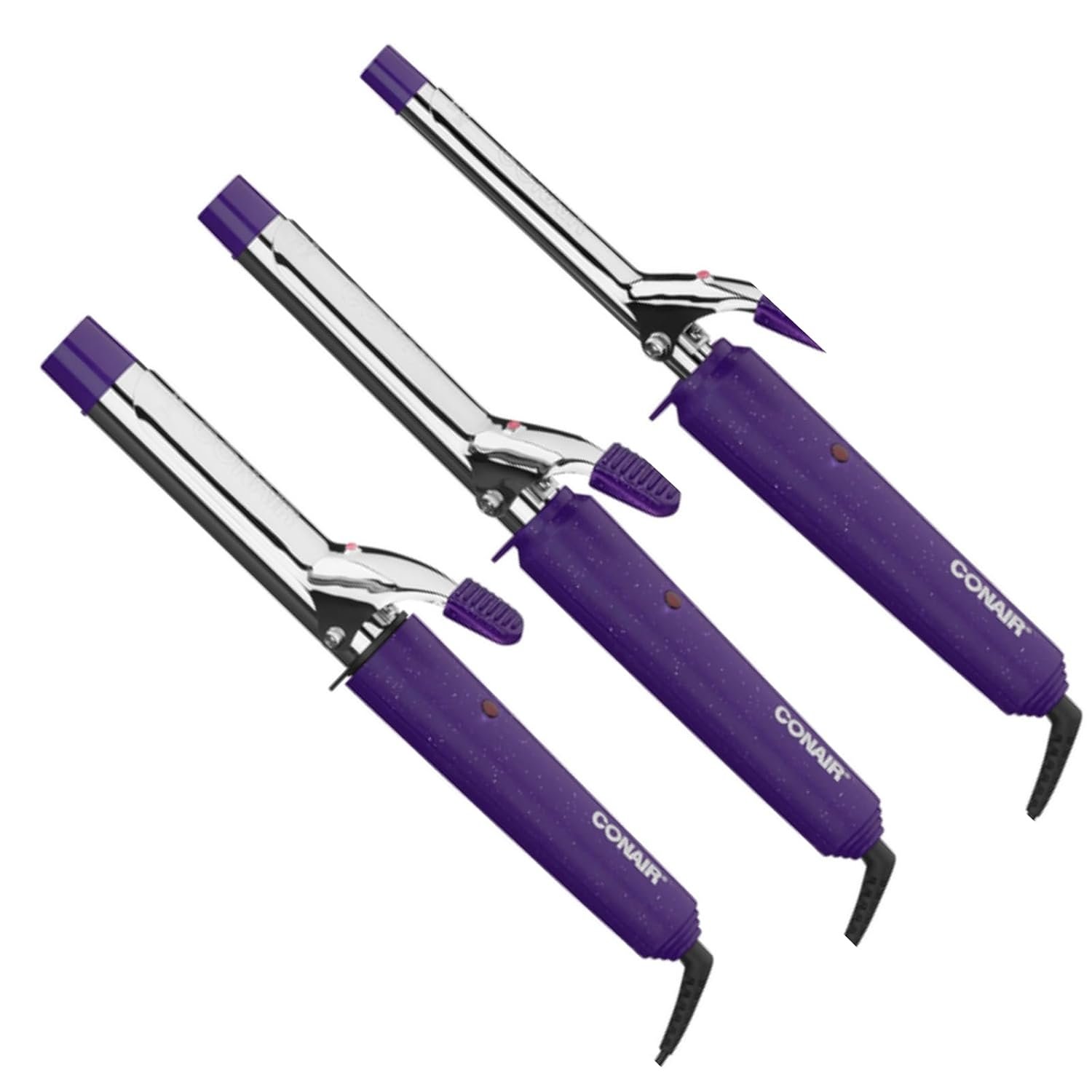 Conair Curling Iron Set, Supreme, 3-Pack, 1/2″, 3/4″, 1″