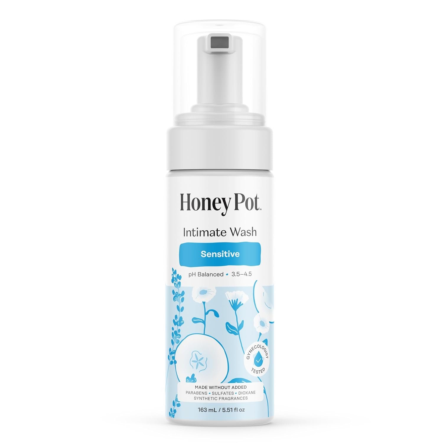 The Honey Pot Company – Feminine Wash – Sensitive, 5.51 Fl Oz