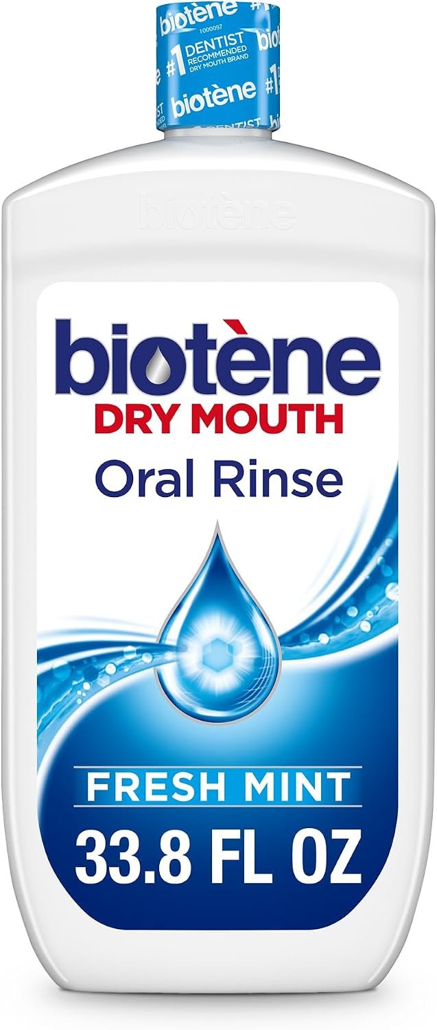 Biotene Oral Rinse Mouthwash for Dry Mouth, 33.8 fl oz