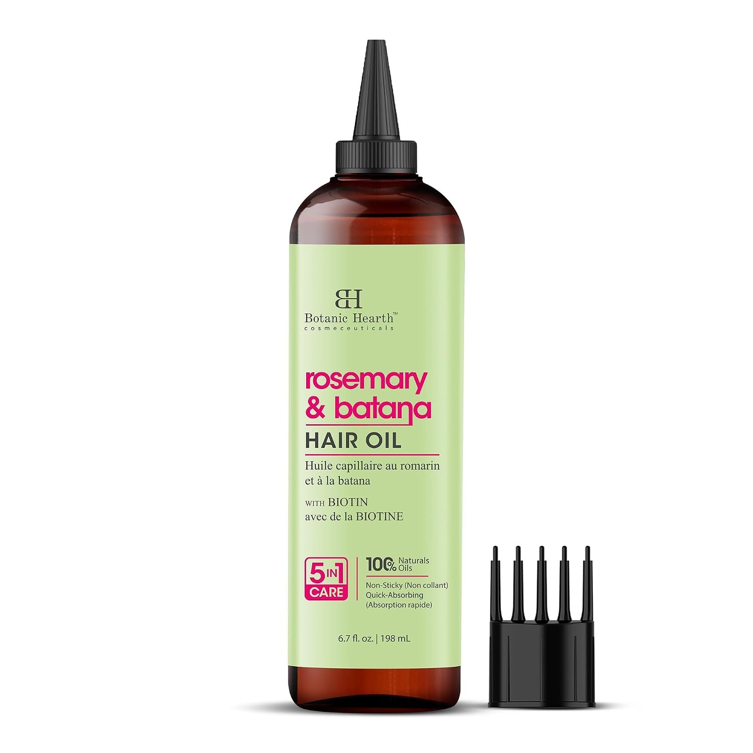 Botanic Hearth 100% Pure Rosemary Batana Oil For Hair Growth – 6.7 Fl oz