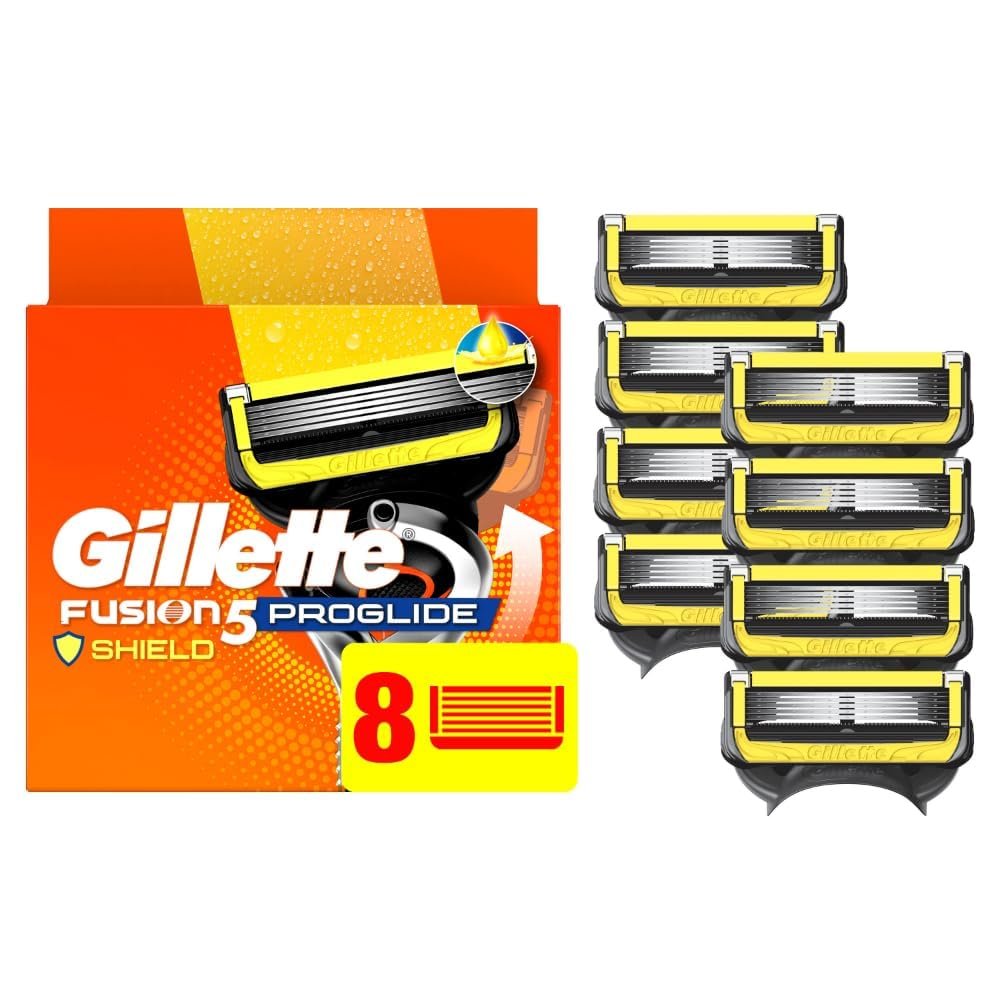 Gillette Fusion5 ProShield Men’s Razor Blades, 8 Blade Refills
