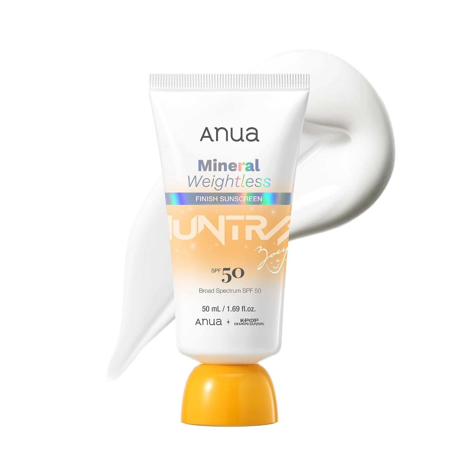 Anua Mineral Weightless Finish Sunscreen SPF 50, 1.69 fl oz