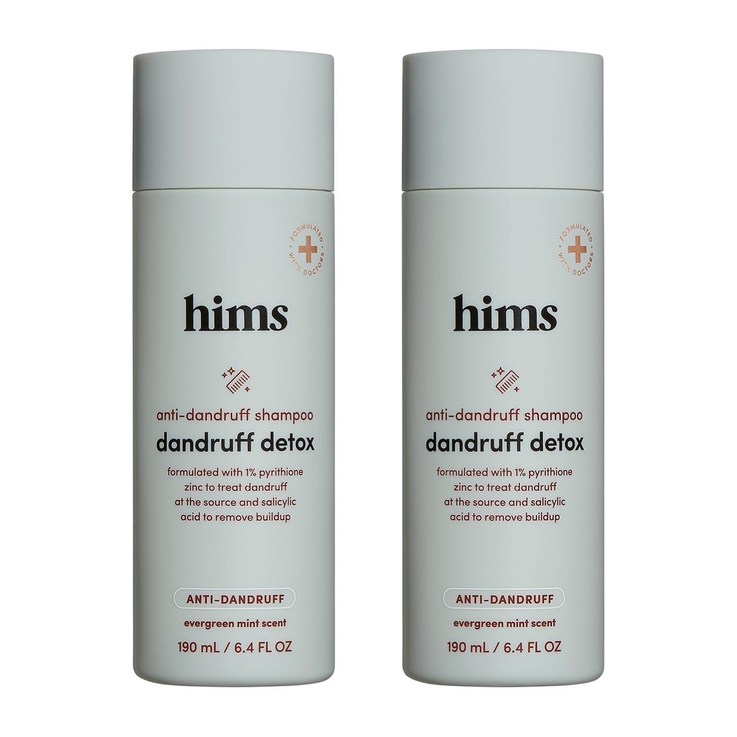 hims Dandruff Detox Shampoo, Pyrithione Zinc, Evergreen Mint, 6.4 Fl Oz