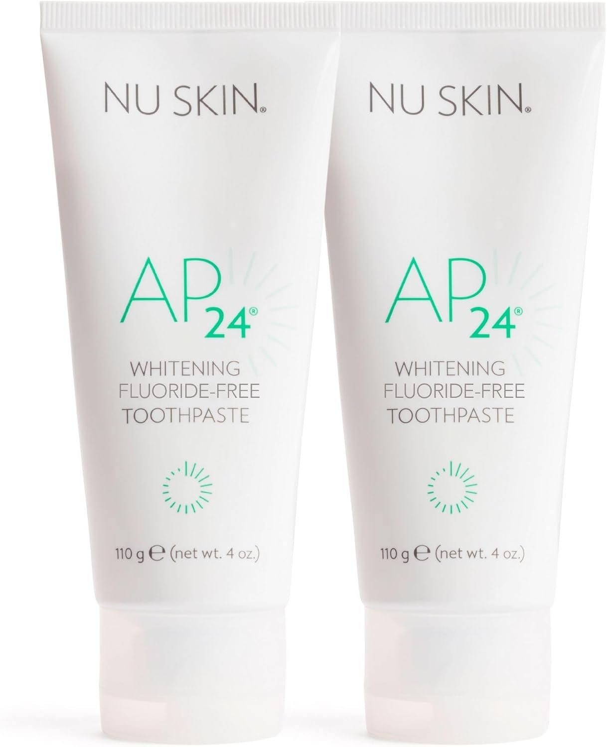 Nu Skin AP 24 Whitening Fluoride-Free Toothpaste | 4 Oz | 2 Pack