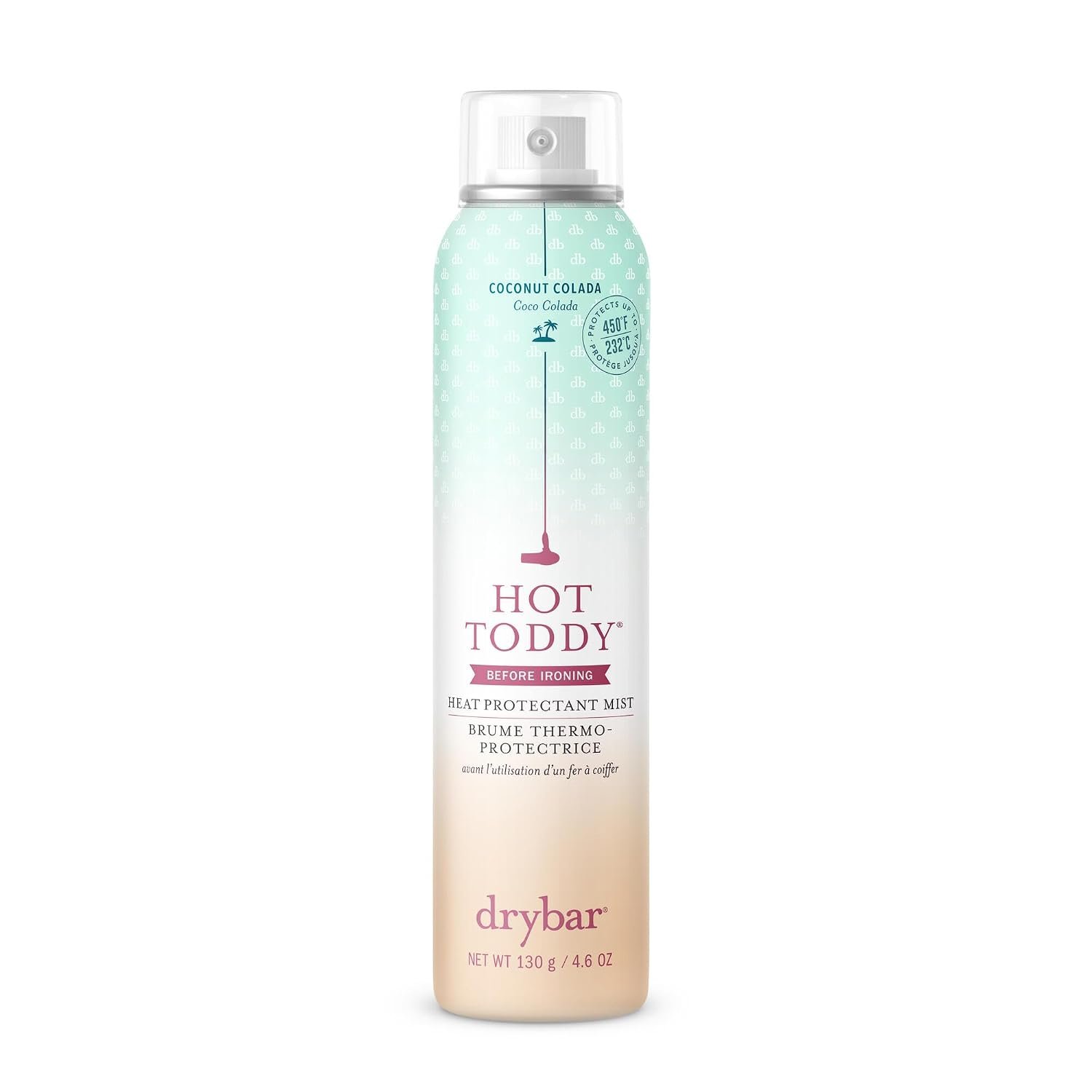 Drybar Hot Toddy Heat Protectant Mist for Hair, Coconut Colada, 4.6 oz