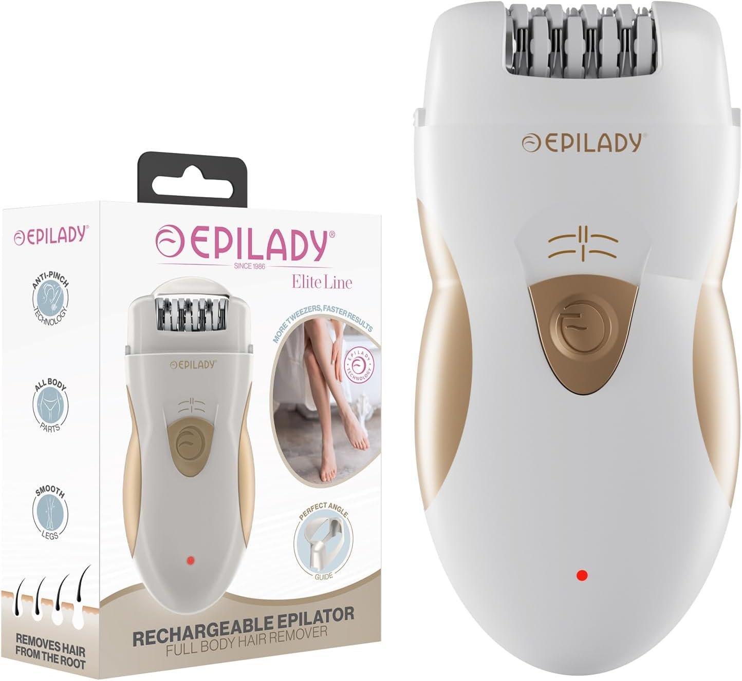 Epilady Legend 5 Cordless Epilator, Hair Removal Device for Women