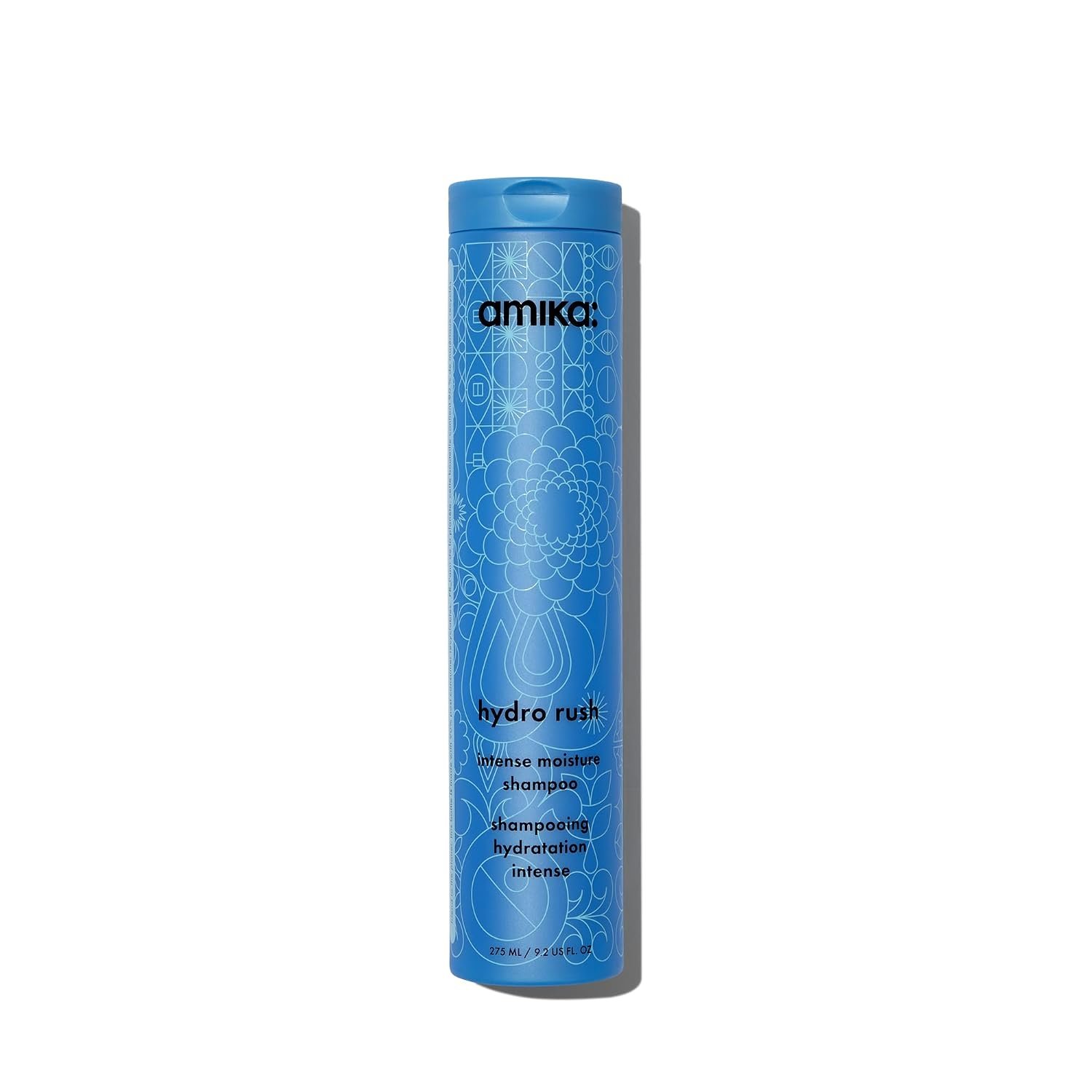 amika hydro rush intense moisture shampoo with hyaluronic acid
