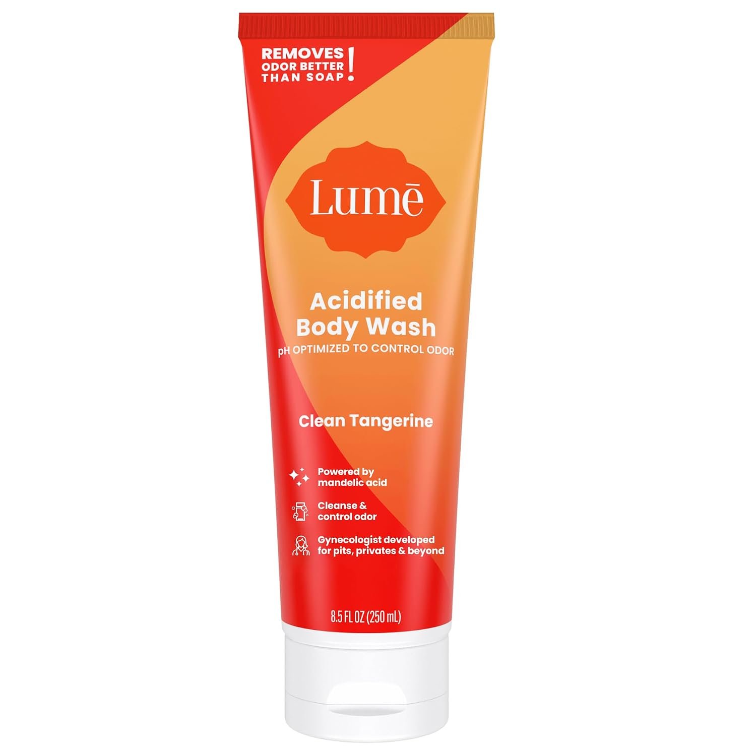Lume Acidified Body Wash – 8.5 oz (Clean Tangerine)
