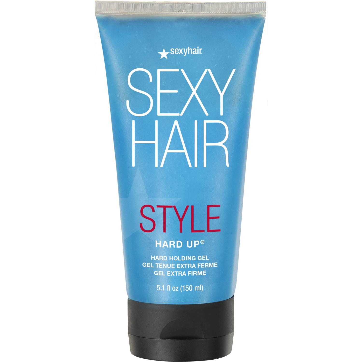 SexyHair Style Hard Up Hard Holding Gel | Extreme Hold | Non-Flaking Formula | All Hair Types