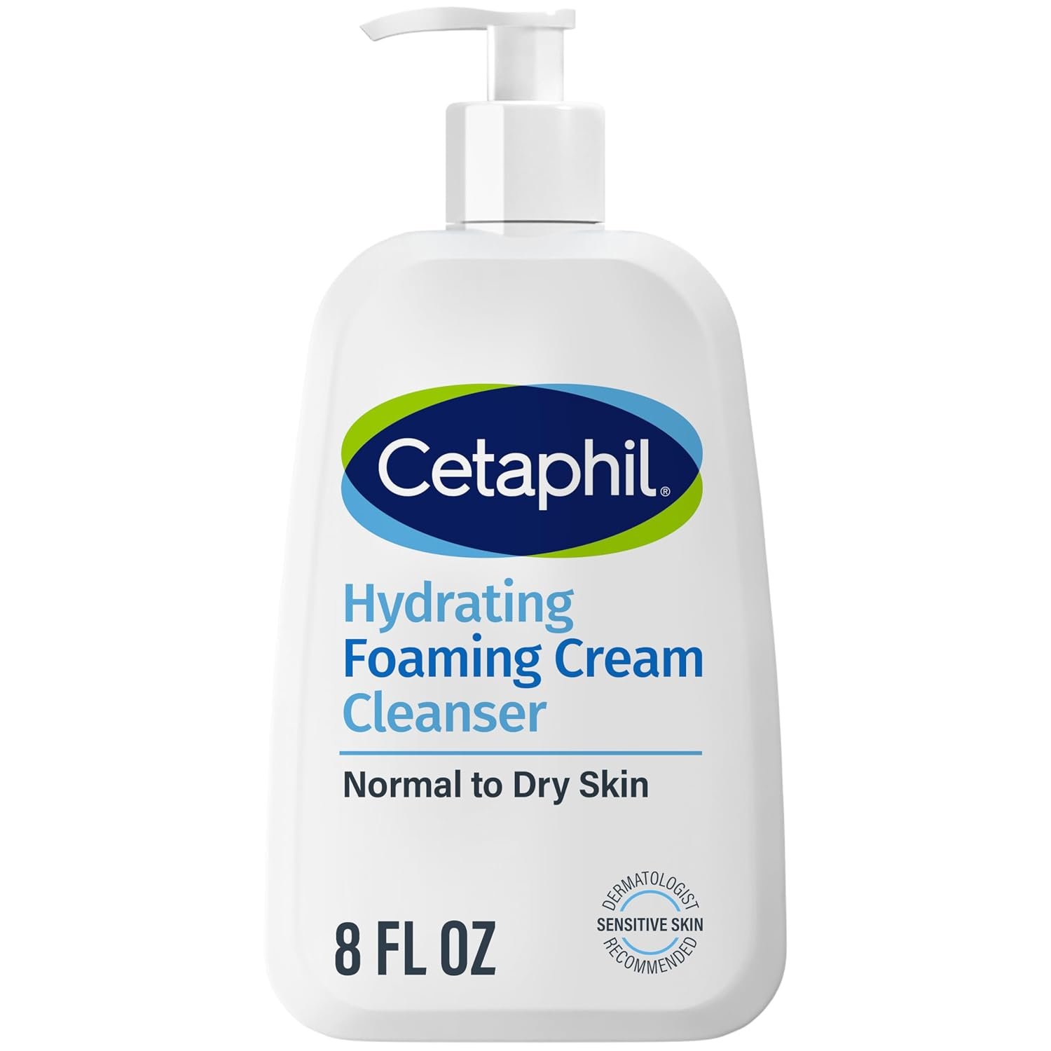 Cetaphil Cream to Foam Face Wash Hydrating Cleanser, 8oz