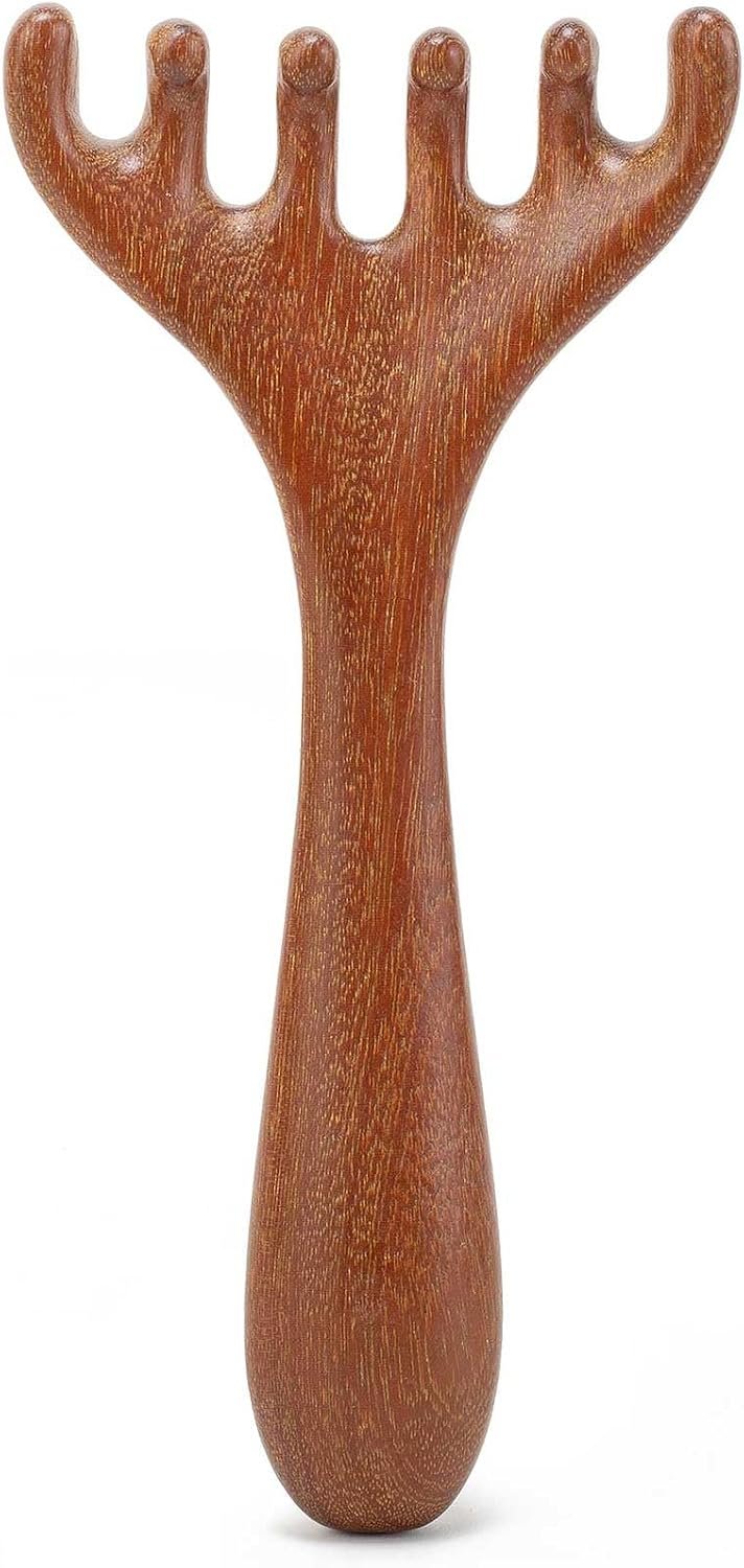 Head Massager Scalp, Wooden Scalp Massager, Foot Massage Tool