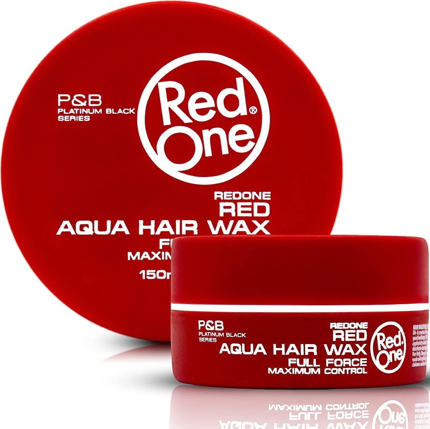Redone Hair Wax Red 150ml | Ultra Hold & Maximum Control | High Shine Styling Wax for Men & Women | Edge Control & Non-Sticky Finish | Strawberry Scent | Professional Barber Hair