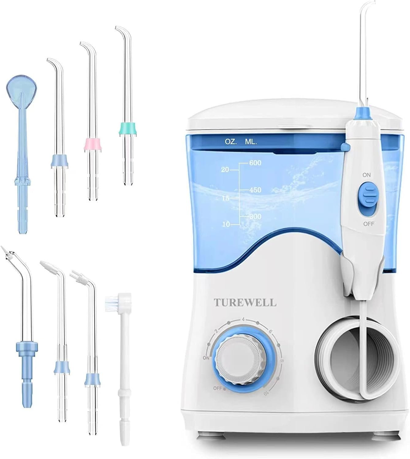 TUREWELL FC162 Water Dental Flosser for Teeth/Braces