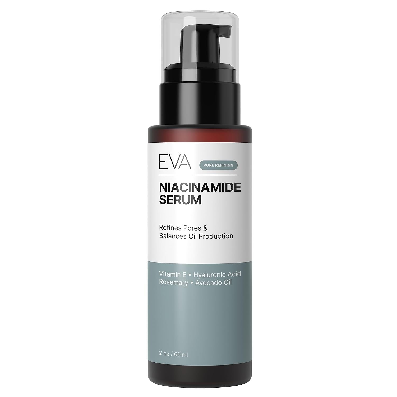 Eva Naturals Niacinamide 5% Serum with Hyaluronic Acid & Aloe, 2 oz