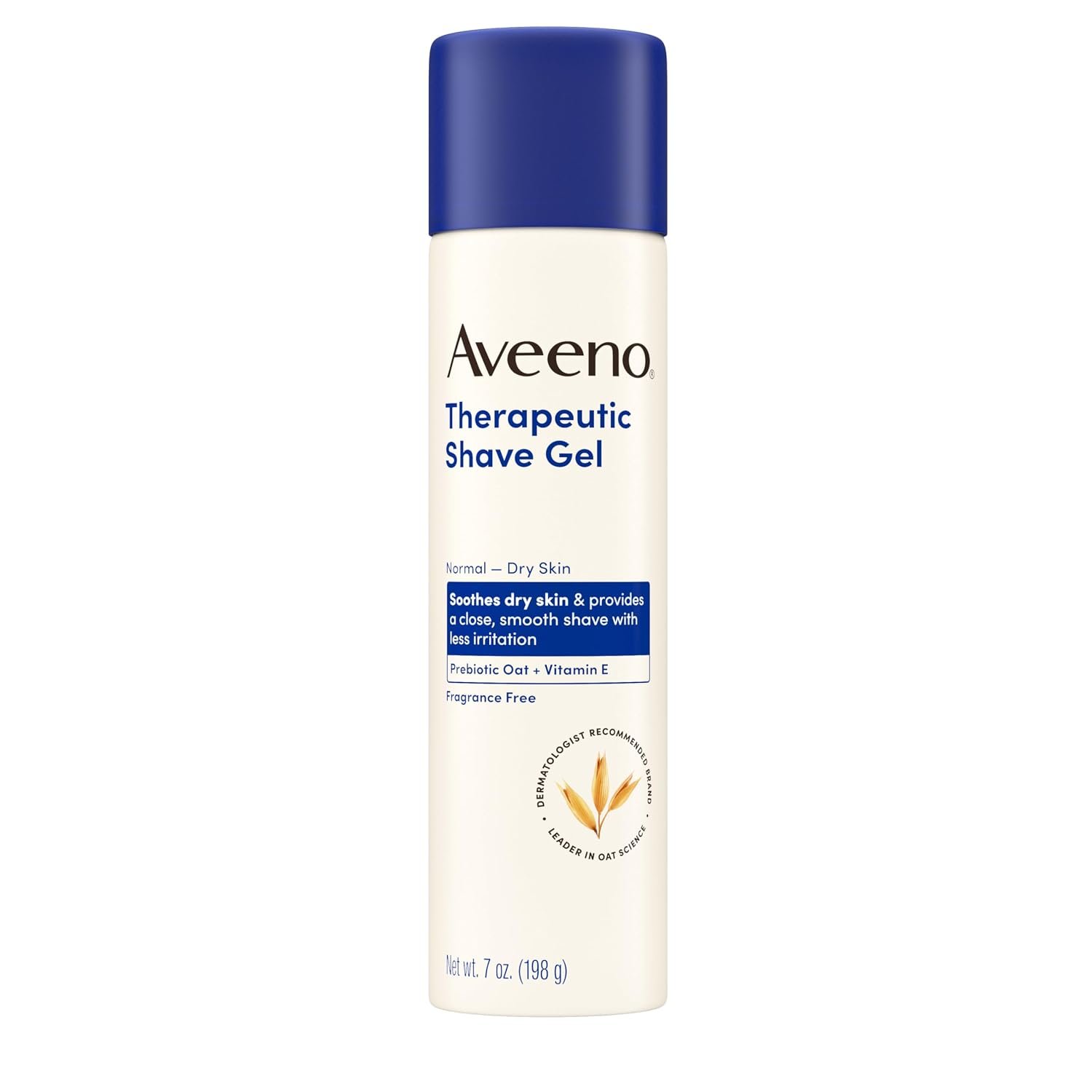 Aveeno Therapeutic Shave Gel for Women & Men, Fragrance-Free, 7 oz