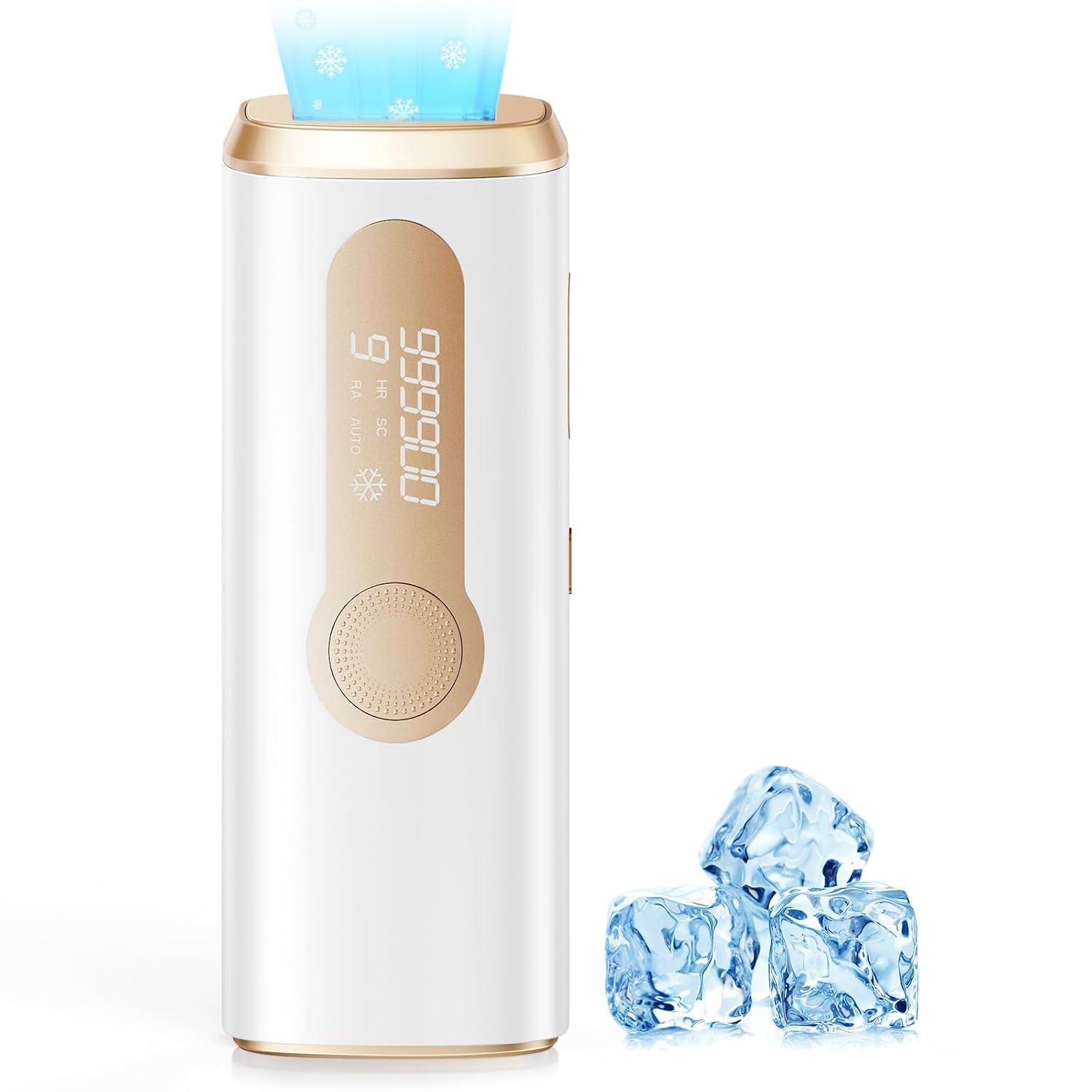 Laser Hair Removal, IPL Hair Removal for Nearly Painless & Long-Lasting Result, Safe At-Home Hair Remover Device for Full Body, Normal White