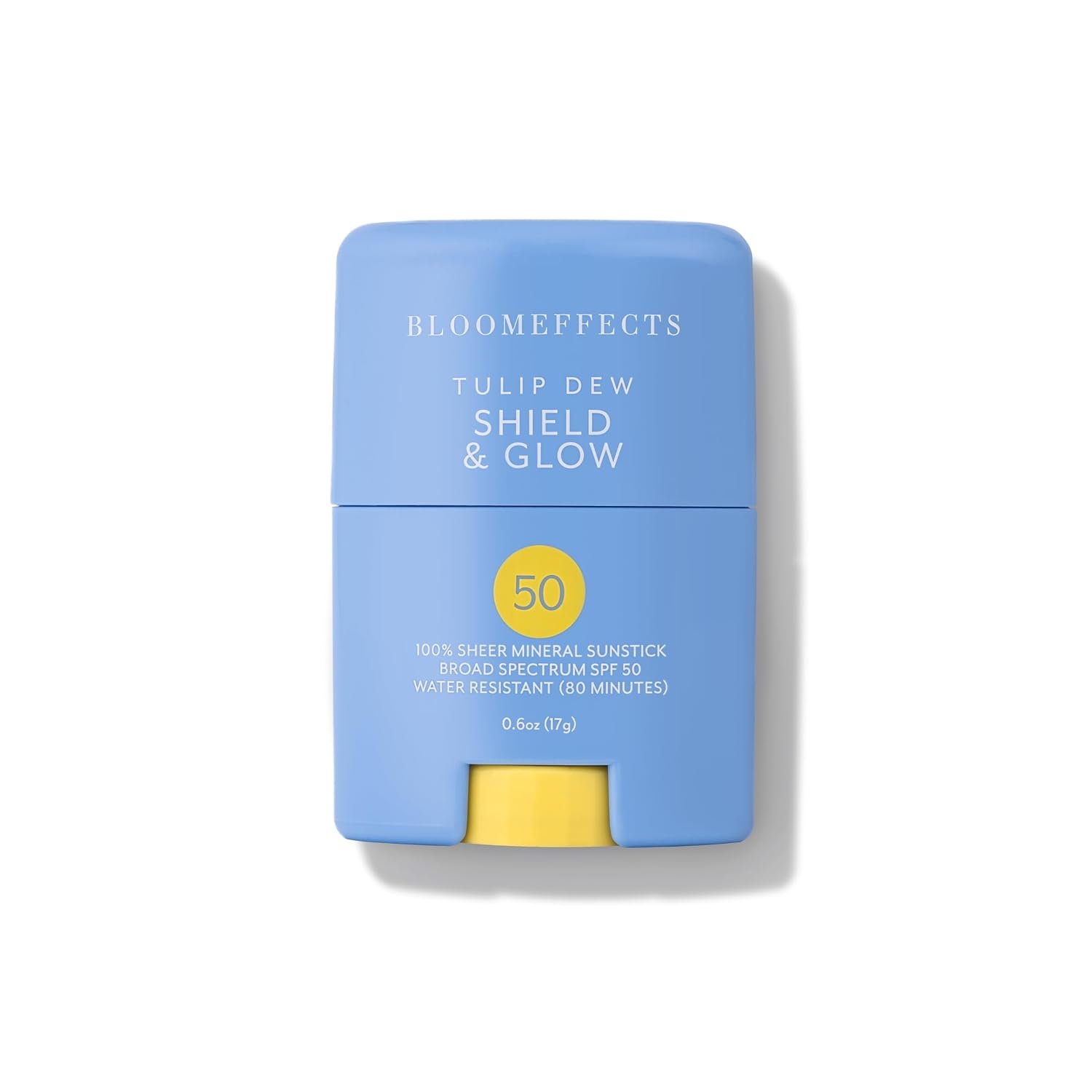 Bloomeffects – Tulip Dew Shield & Glow SPF Sunstick | Sheer Mineral Active Sunstick Broad Spectrum SPF 50 | Non-Sticky, Smooth Glide | Clean, Conscious Beauty | Leaping Bunny Certified (0.6 oz; 17 g)