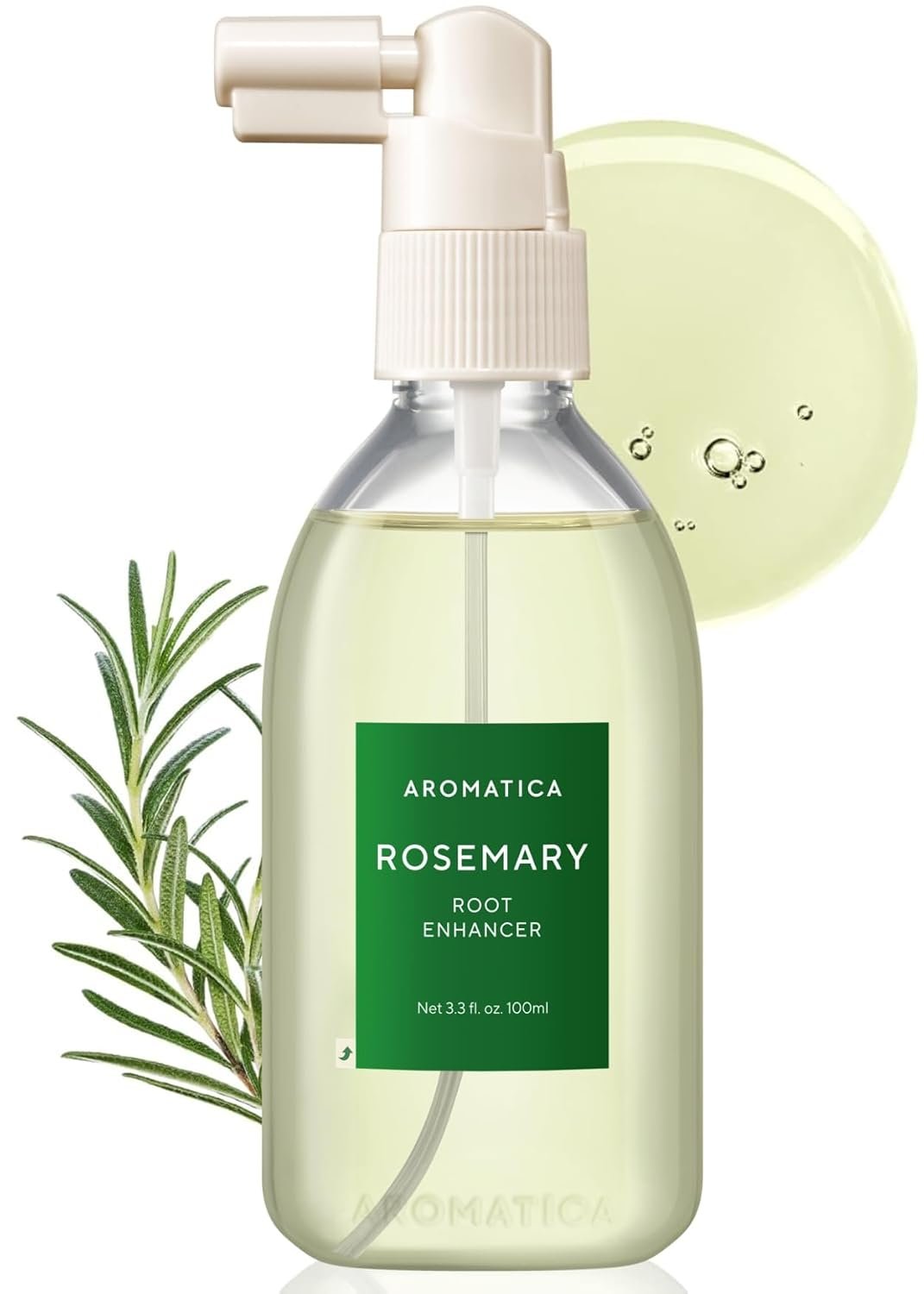 Aromatica Rosemary Root Enhancer 100ml Net wt 3.3 fl oz.