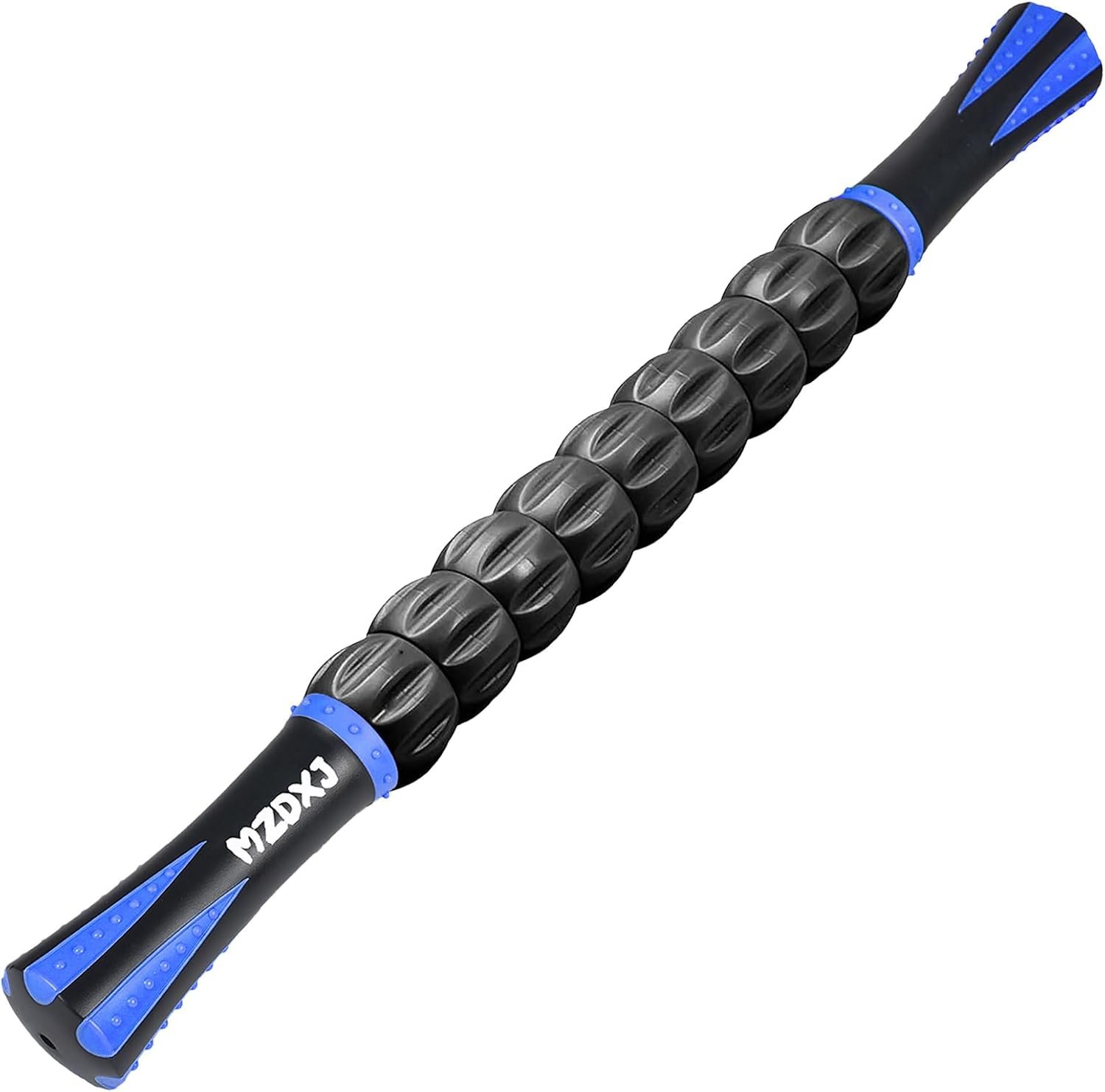 Muscle Roller Massage Roller Stick- Deep Tissue Fascia Blaster for Myofascial Pain Relief, Lymphatic Drainage & Body Sculpting, Handheld Physical Therapy & Recovery Tool ​(Blue & Black
