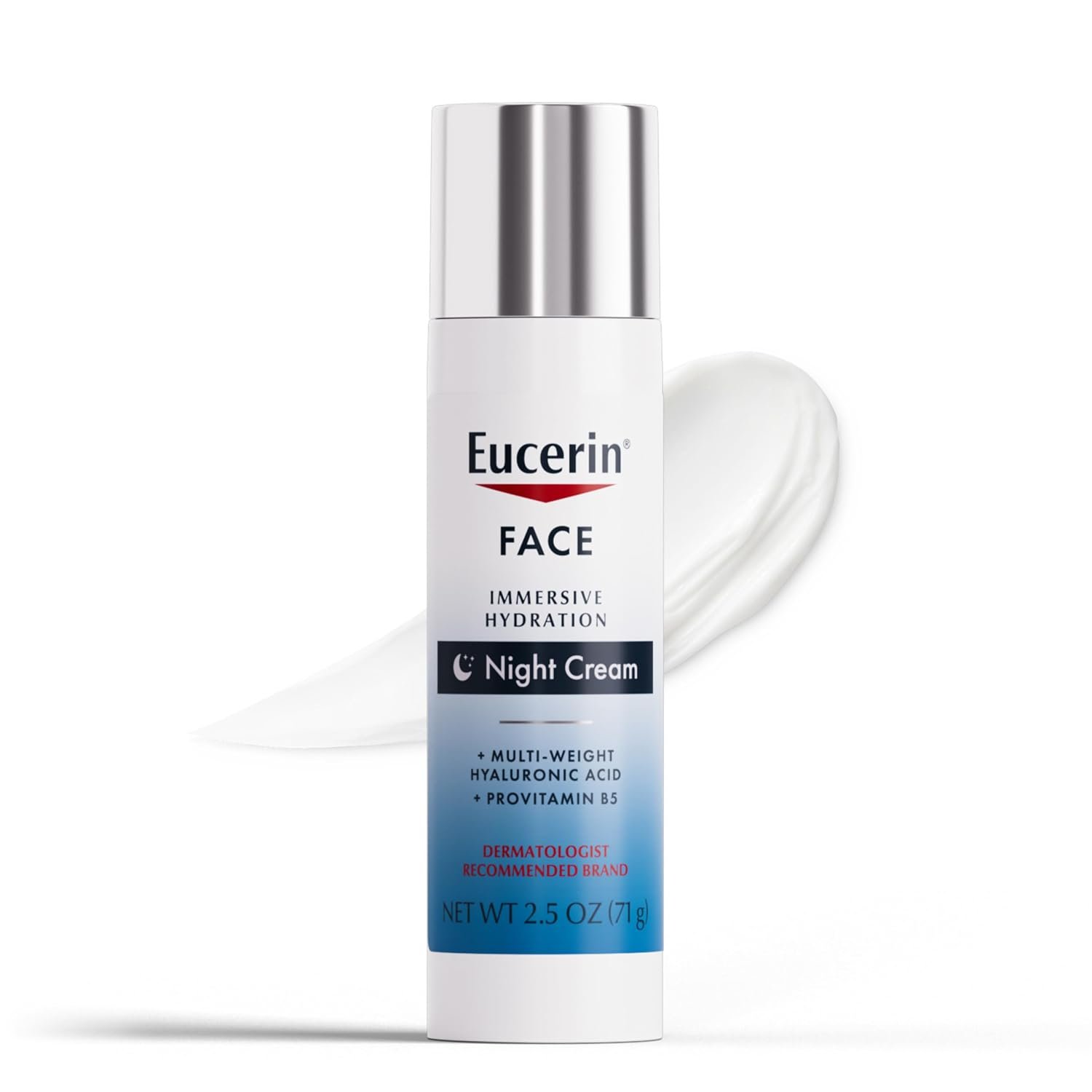 Eucerin Face Immersive Hydration Night Cream, 2.5 OZ
