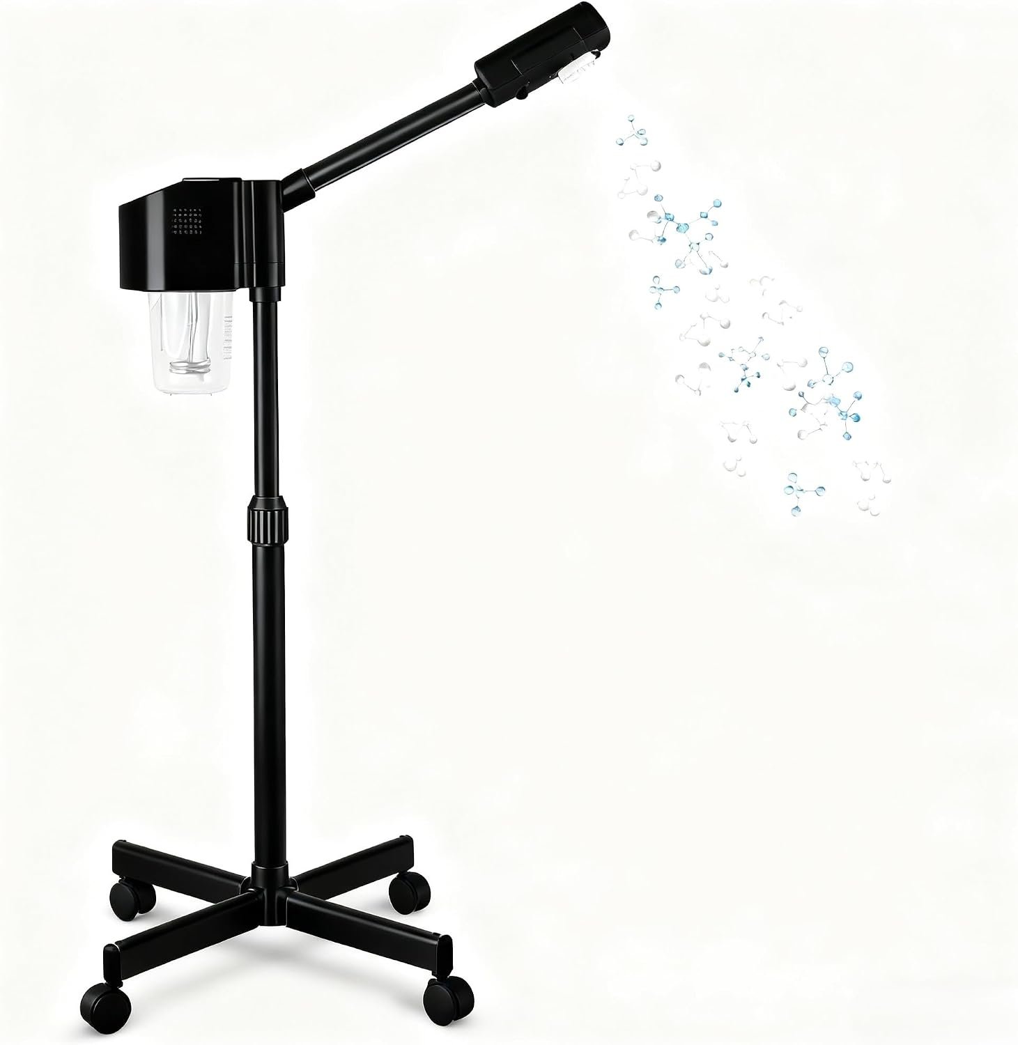 Professional Facial Steamer, Hot Mist Spray & Ozone, Face Steam Suitable for Home & Professional Salon SPA Barber，Moisturizing & Hydrating