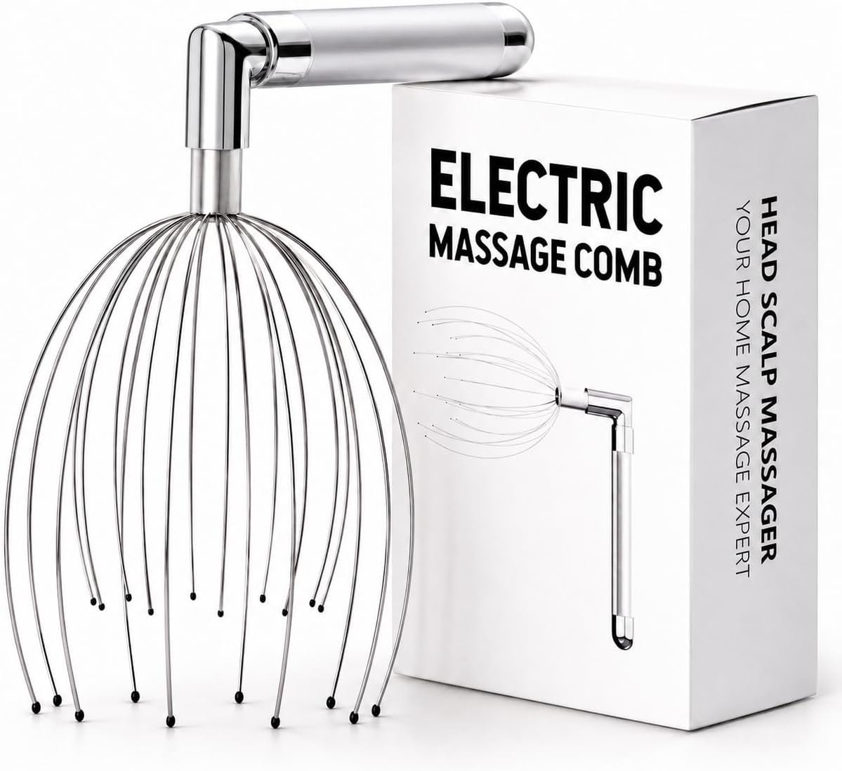 Head Massager Scalp, Vibrating Electric Scalp Massagers for Stress Relief