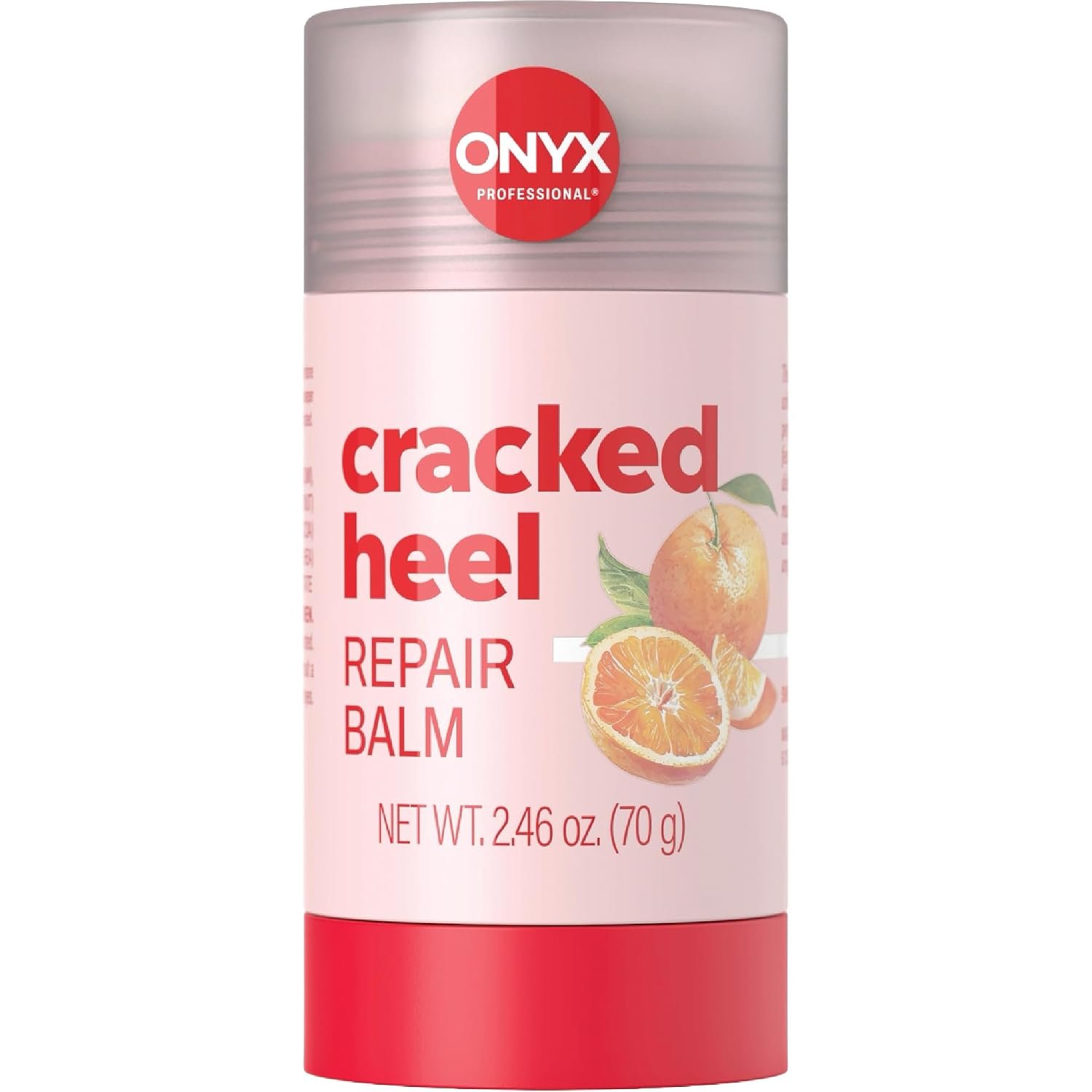 Onyx Professional Cracked Heel Treatment, Repairs Dry Heels, Orange, 1 pk