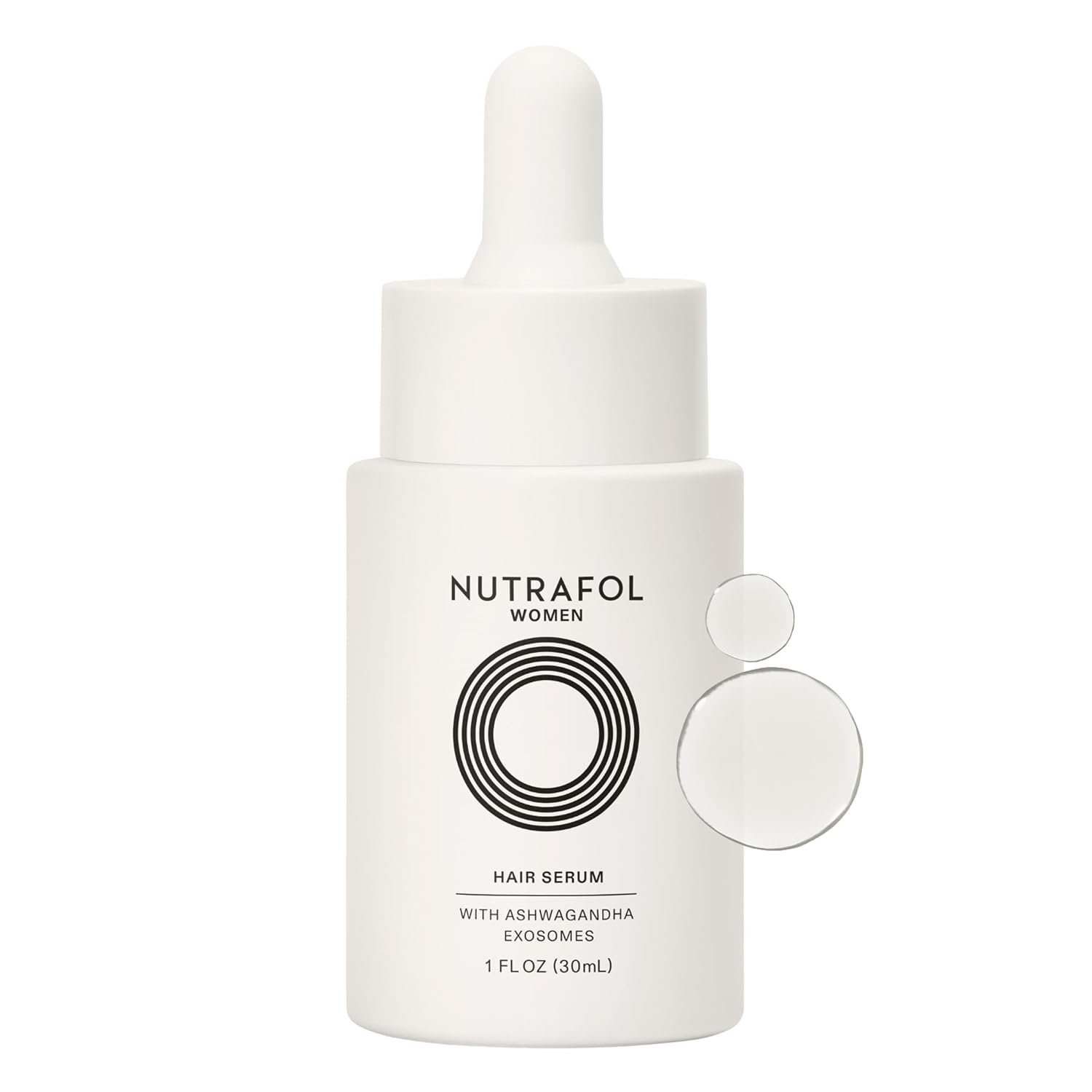 Nutrafol Women’s Hair Serum, Supports Visibly Thicker and Stronger Hair, Vegan, Lightweight and Fast-Absorbing.