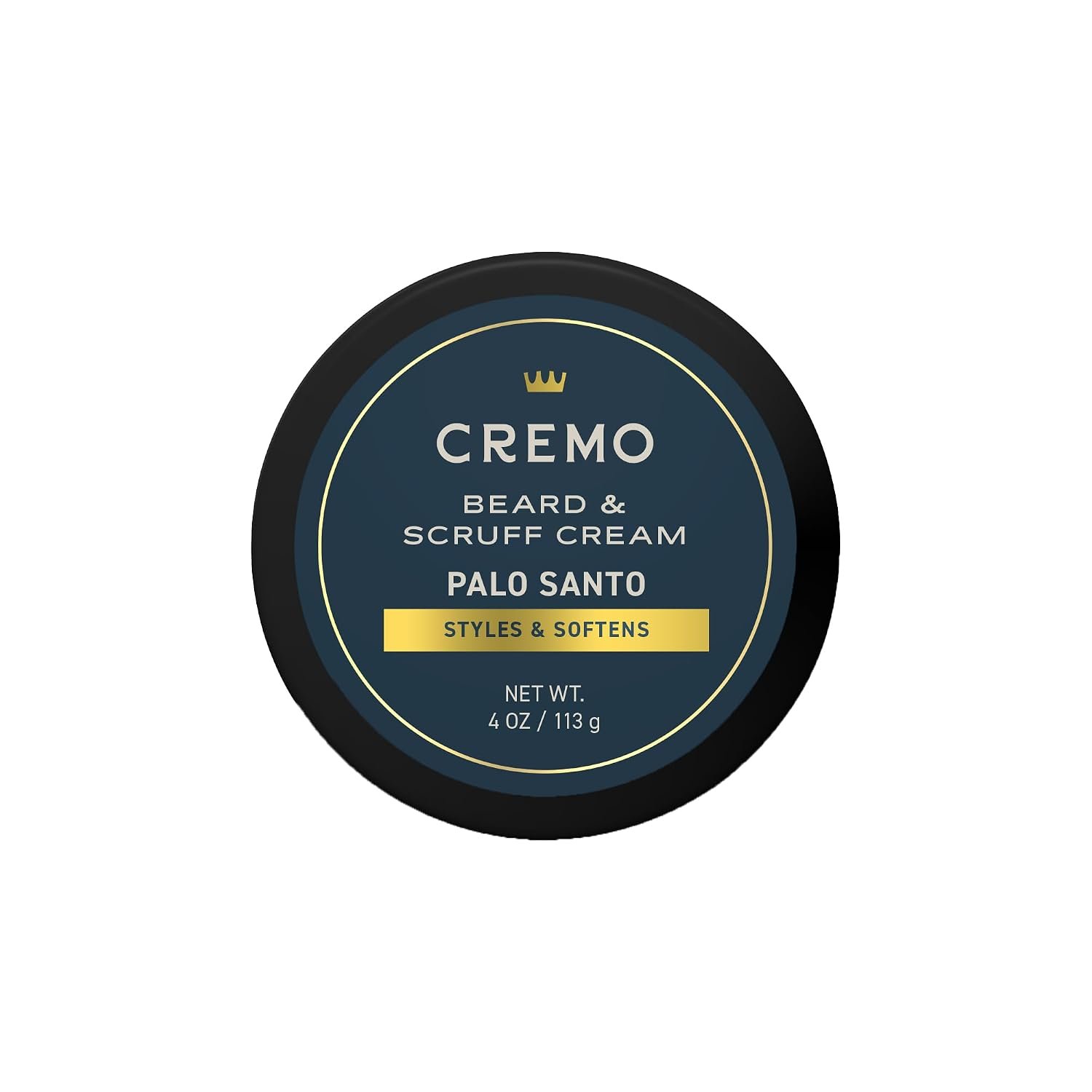 Cremo Beard & Scruff Cream, All Facial Hair, Palo Santo, 4 oz