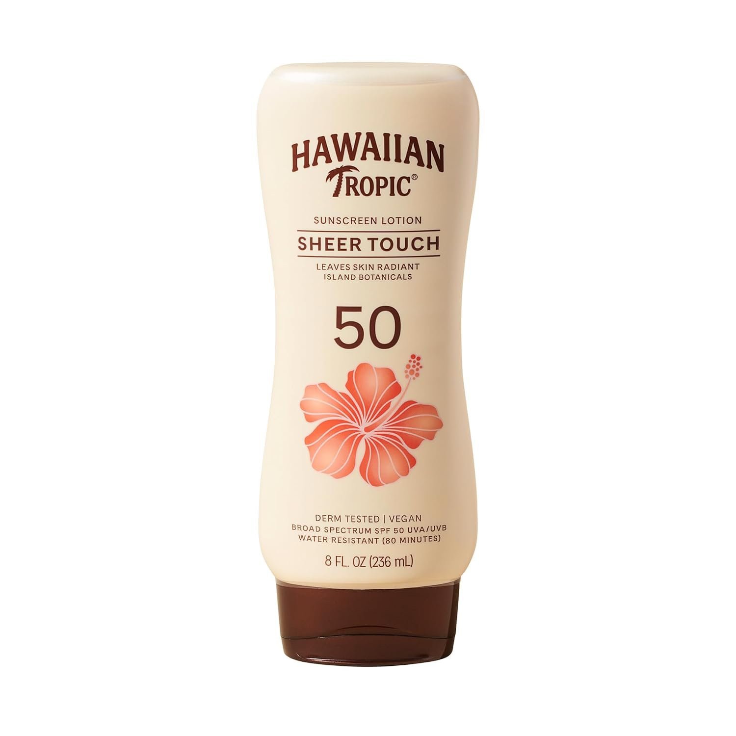 Hawaiian Tropic Sheer Touch SPF 50 Sunscreen Lotion, 8 Fl Oz