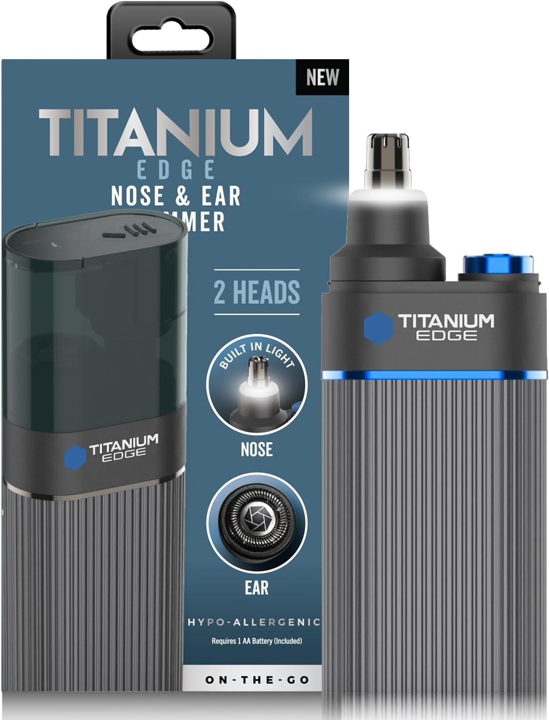 Microtouch Titanium Edge Ear & Nose Trimmer