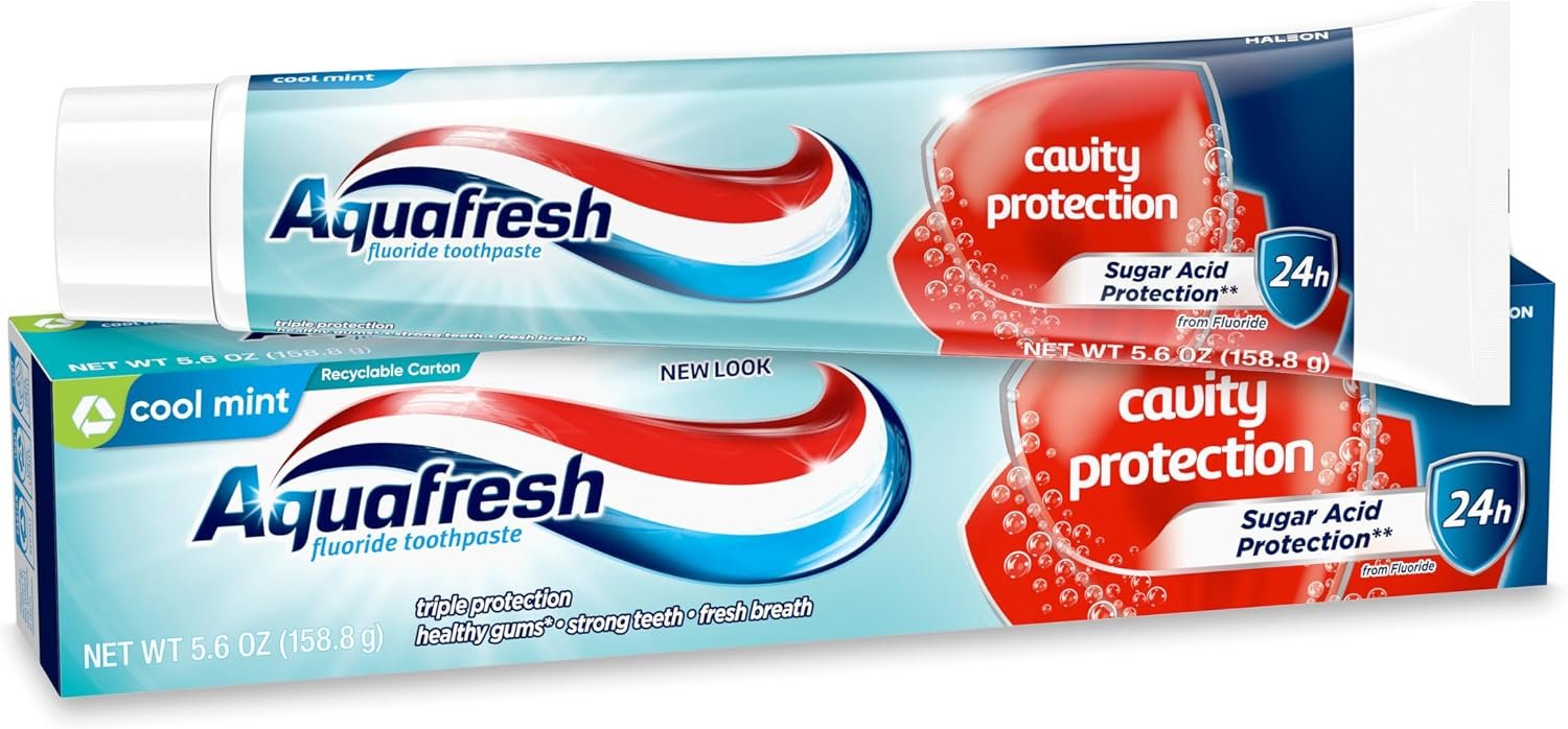 Aquafresh Cavity Protection Fluoride Toothpaste, 5.6 oz